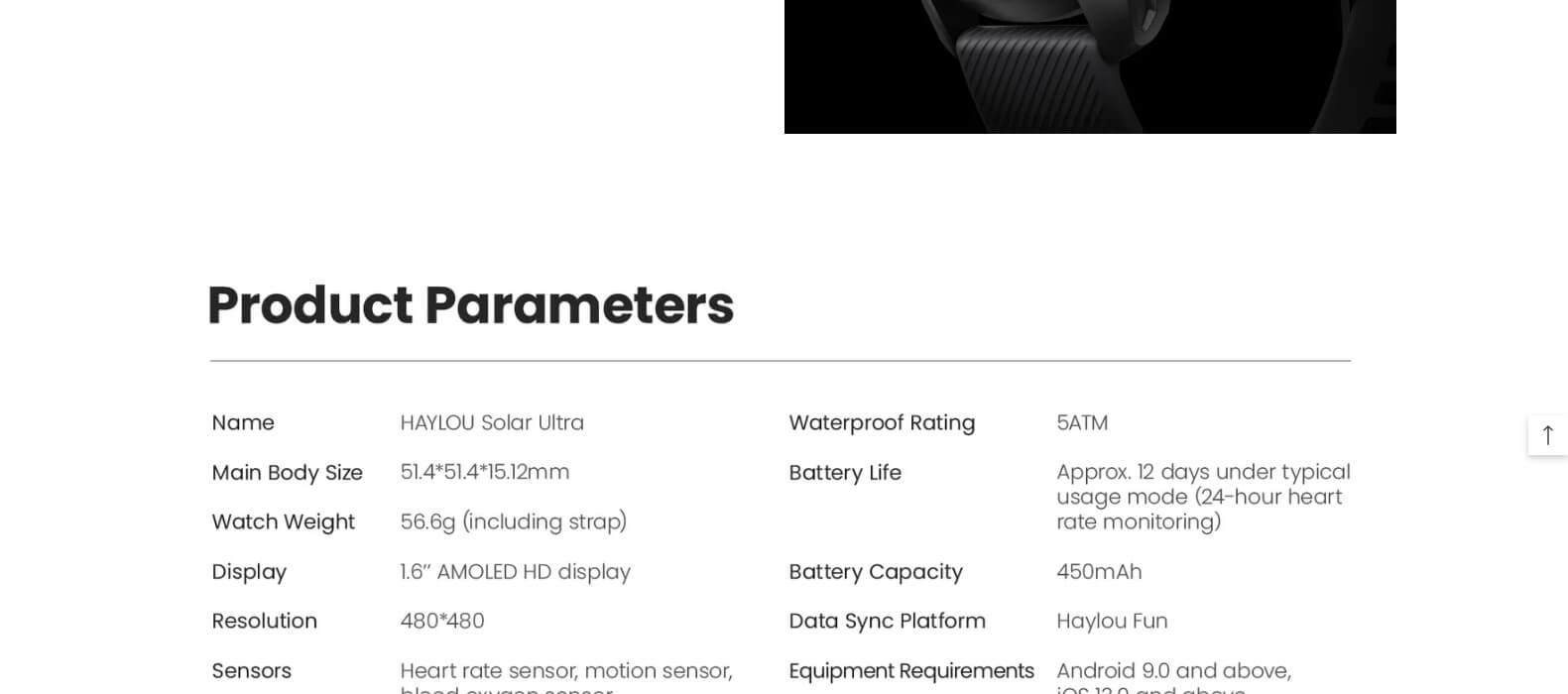 Haylou Solar Ultra Smartwatch
