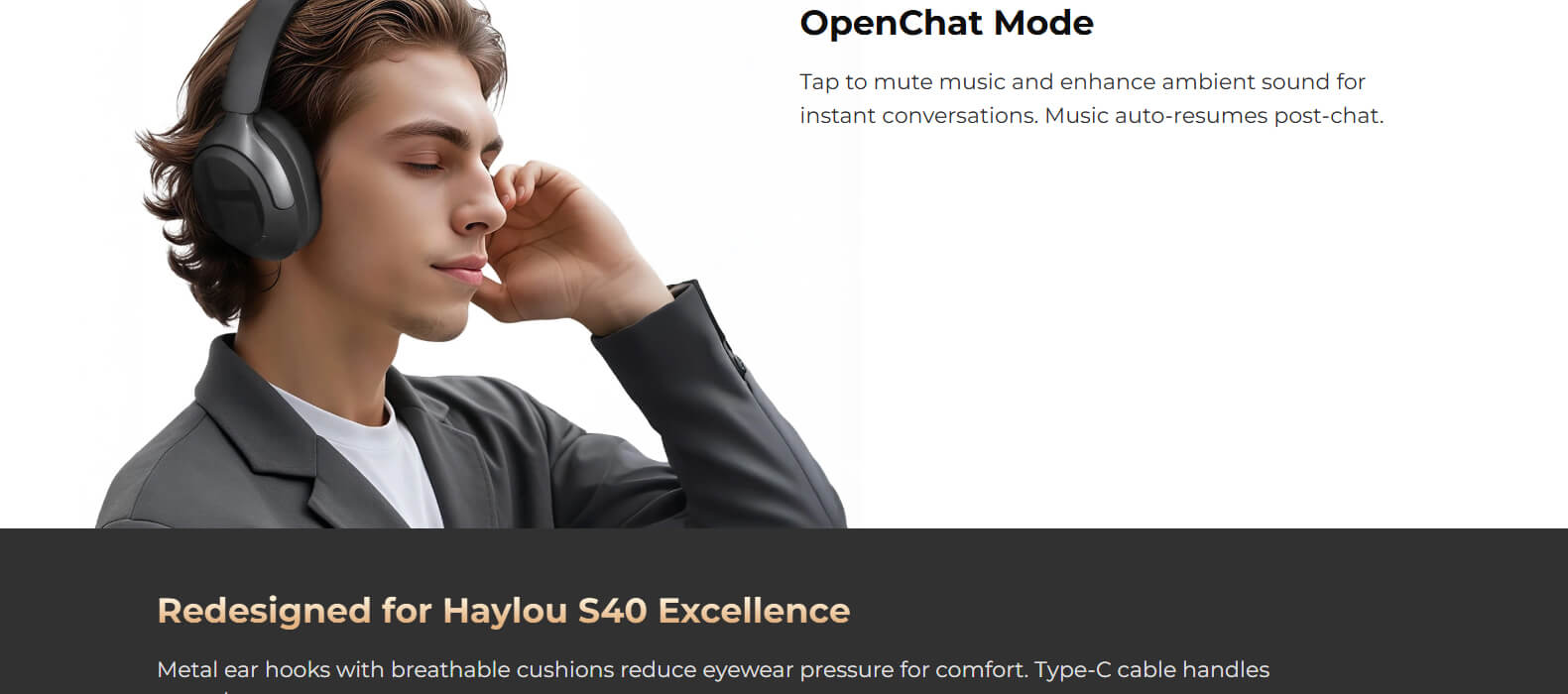 Haylou S40 ANC Wireless Headphones