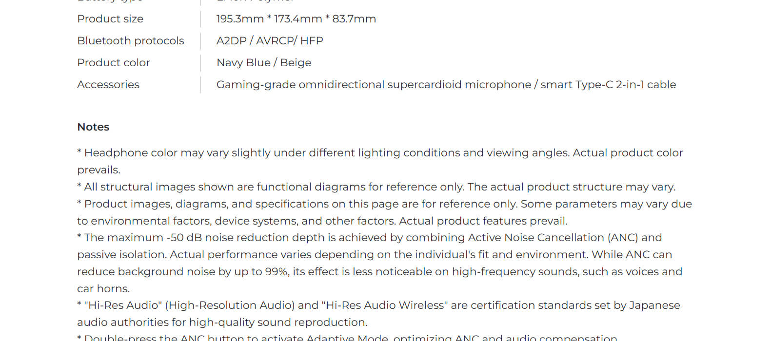 Haylou S40 ANC Wireless Headphones