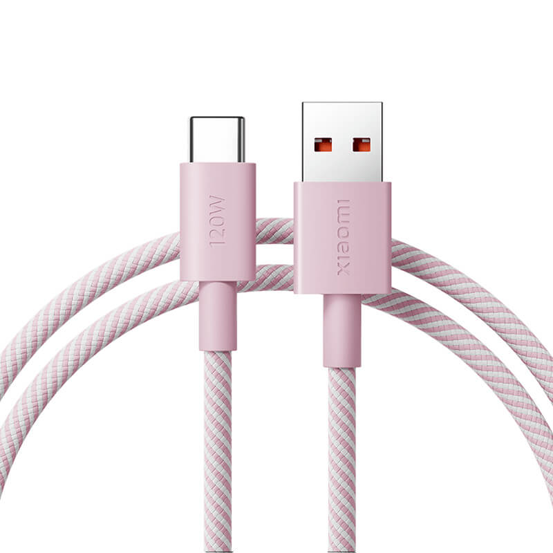 Xiaomi 6A Braided Fast Charging Data Cable 1m USB-A to USB-C Ash 