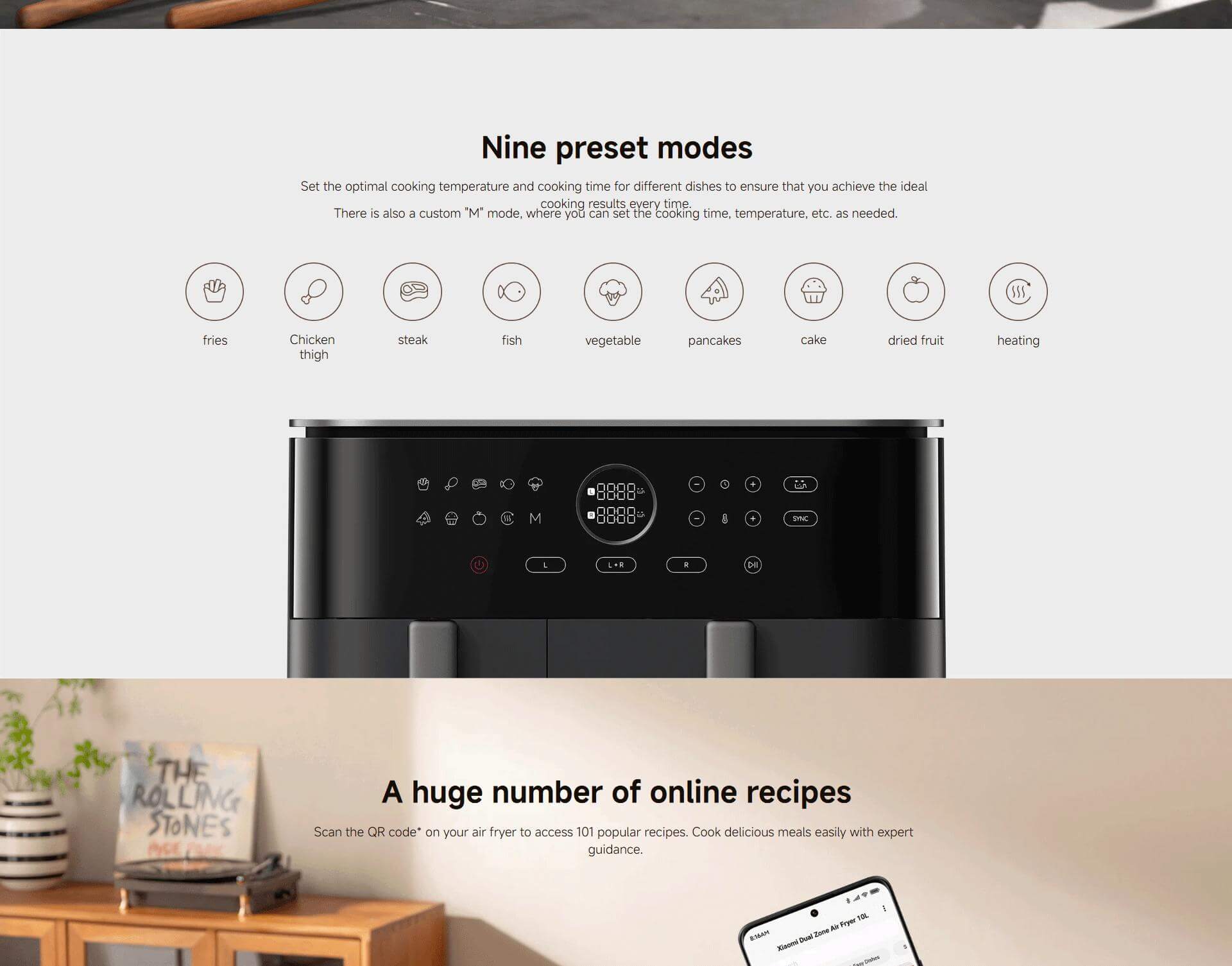 Xiaomi Dual Zone Air Fryer 10L
