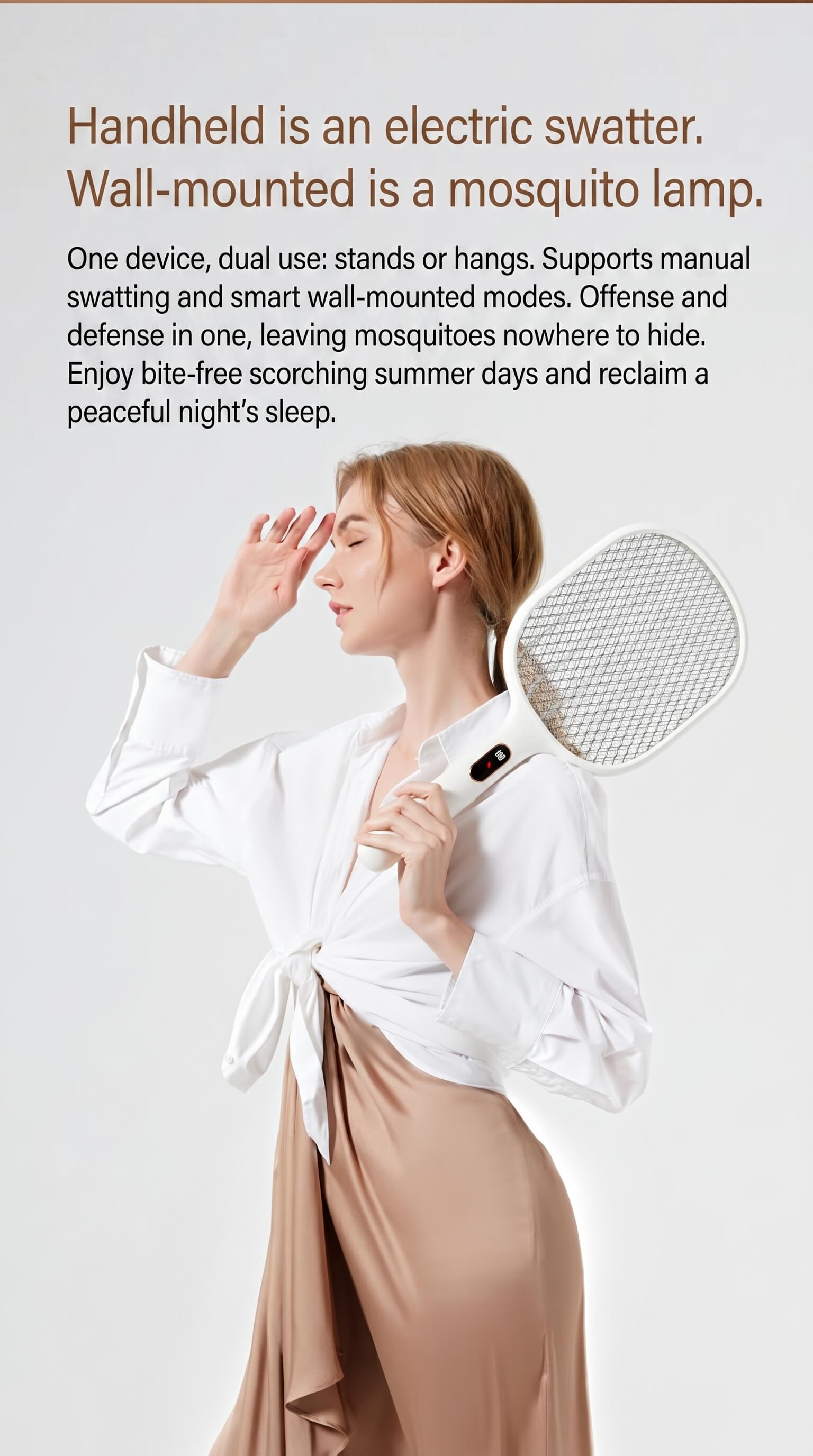 Mi Qualitell Digital Display Mosquito Swatter