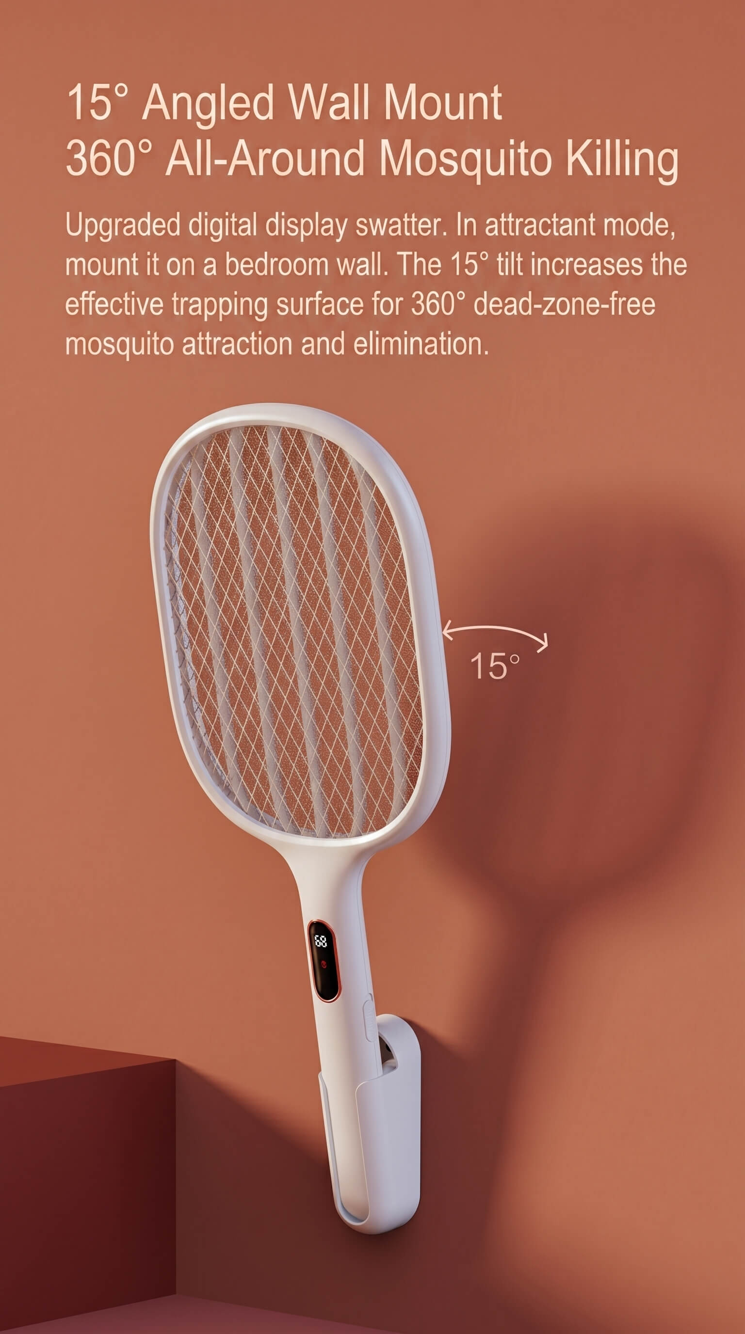 Mi Qualitell Digital Display Mosquito Swatter