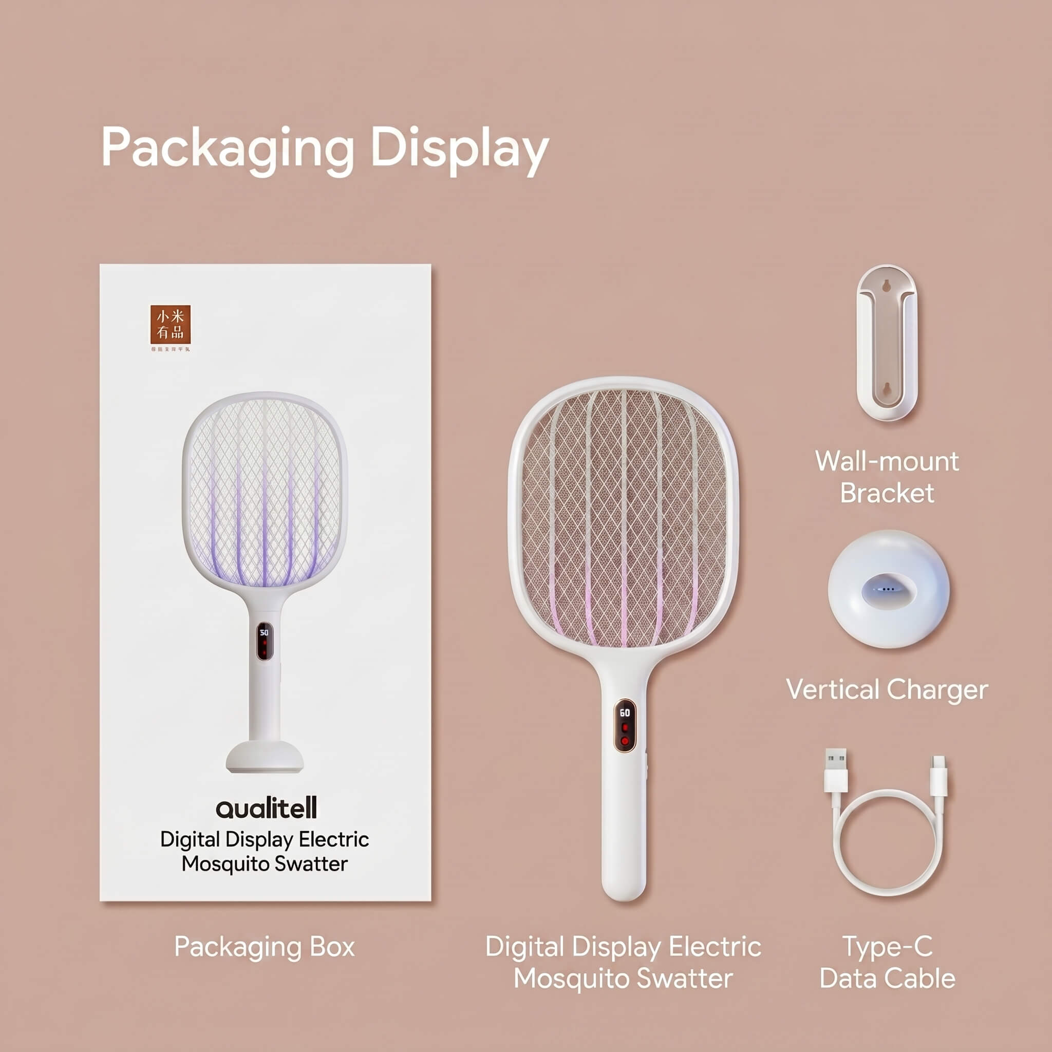 Mi Qualitell Digital Display Mosquito Swatter