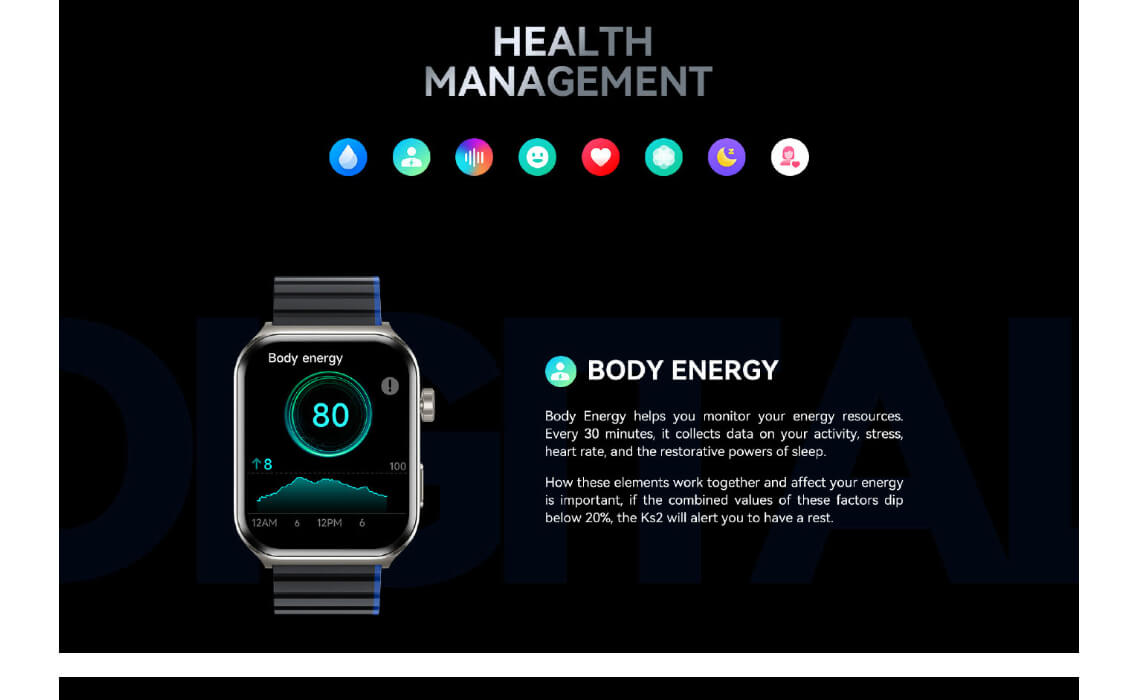 Kieslect Smart Calling Watch Ks2