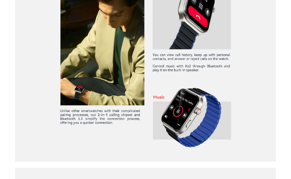 Kieslect Smart Calling Watch Ks2