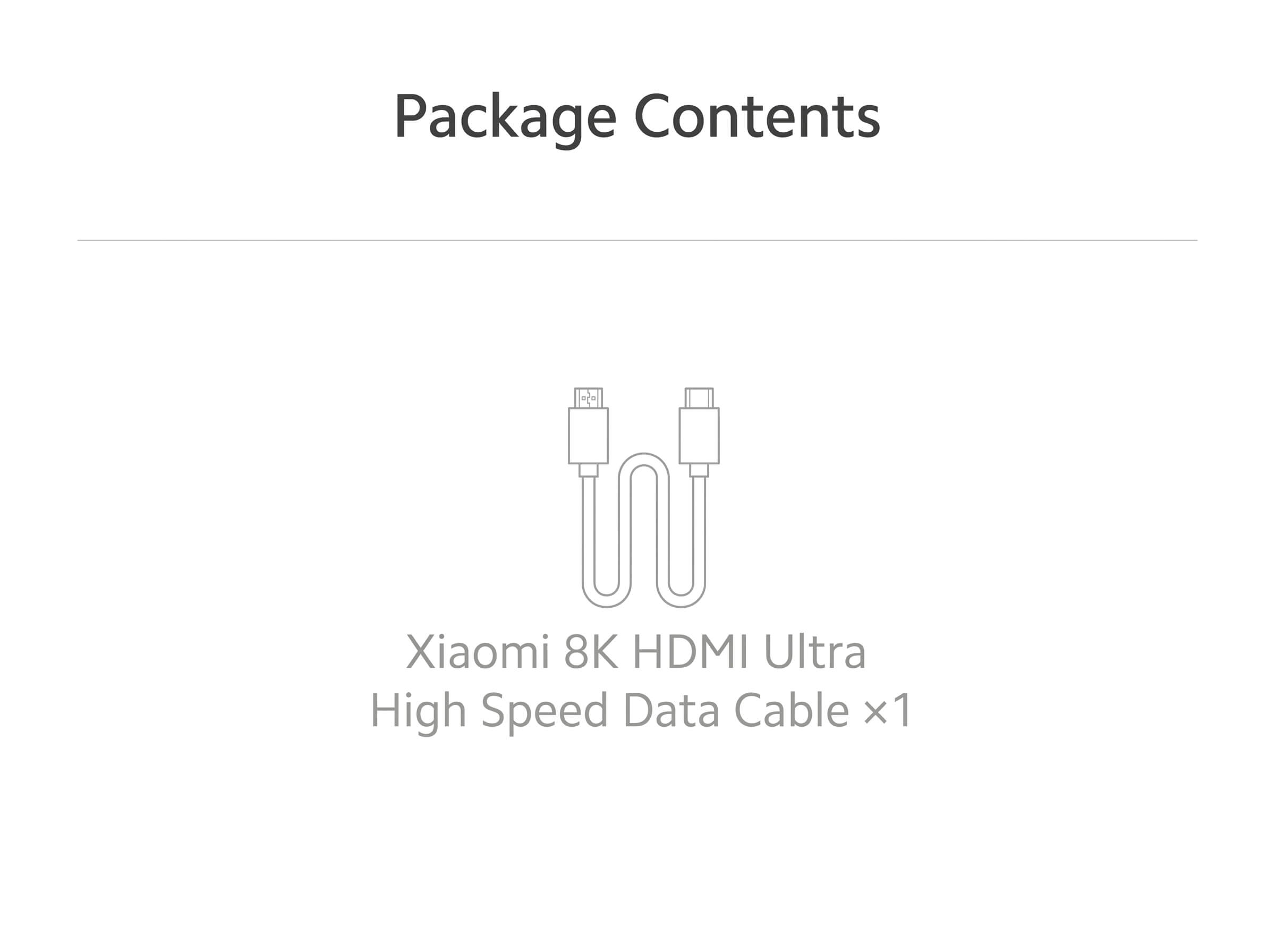 Xiaomi 8K HDMI Ultra HD Data Cable