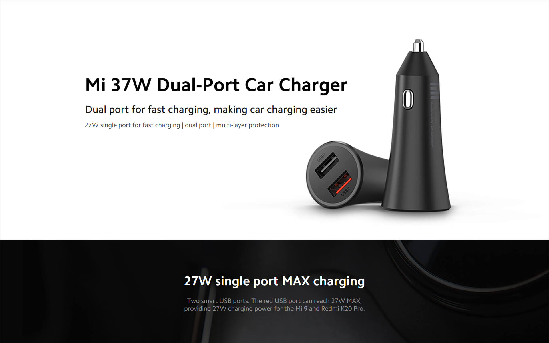 Mi Car Charger Quick Charge Edition (37W)