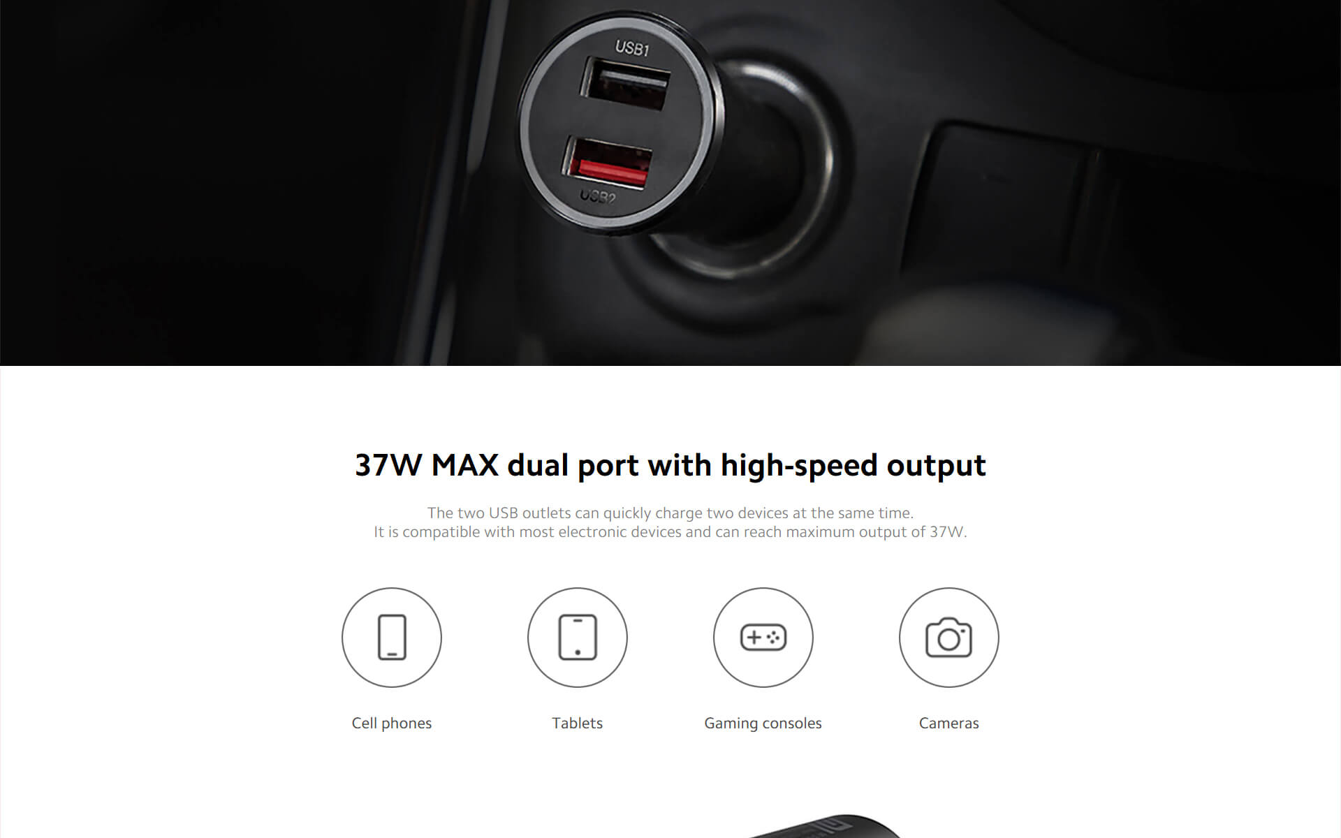 Mi Car Charger Quick Charge Edition (37W)