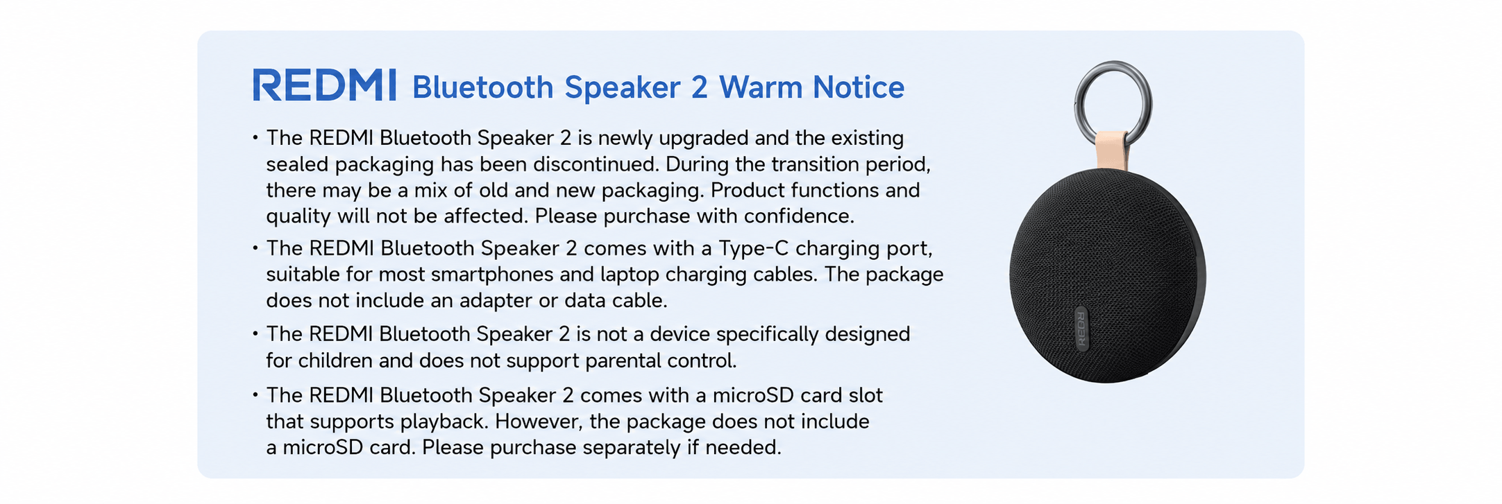 Redmi Bluetooth Speaker 2