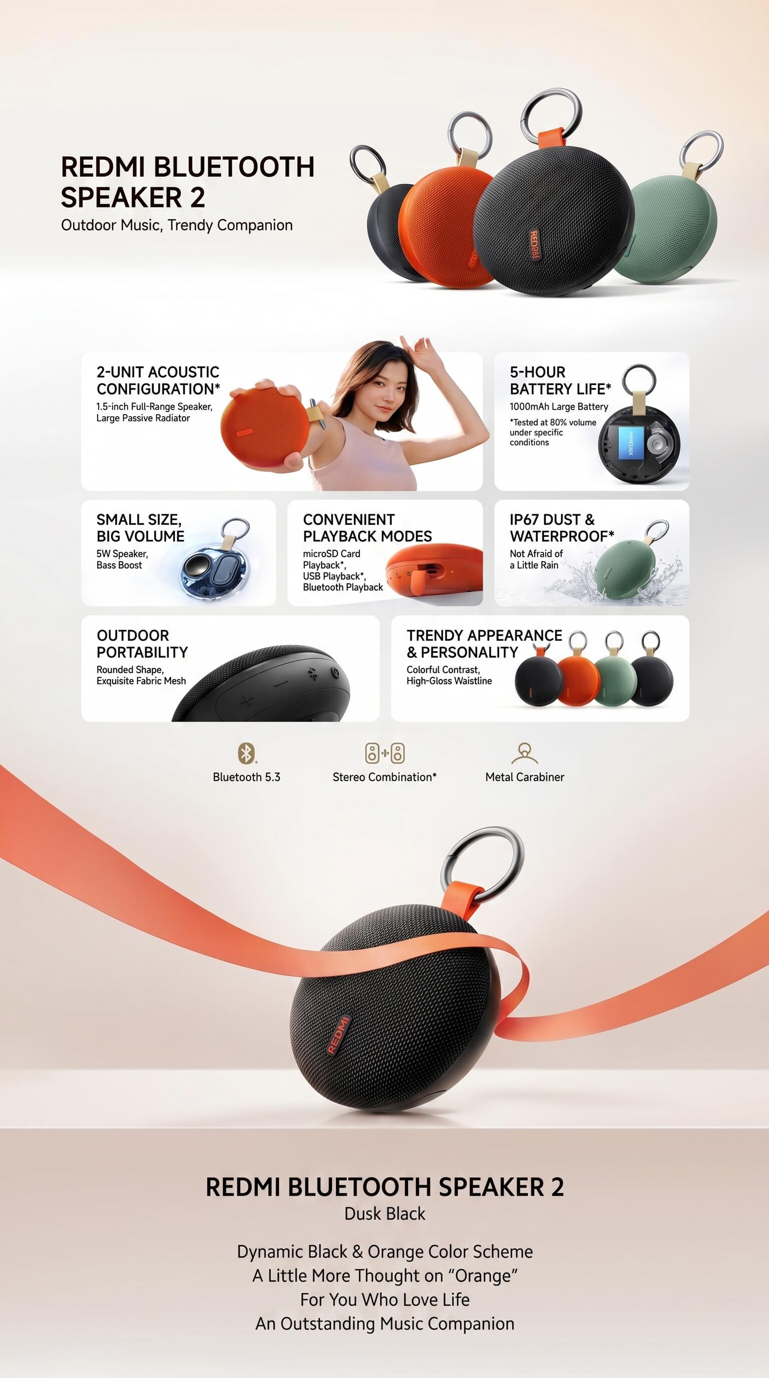 Redmi Bluetooth Speaker 2