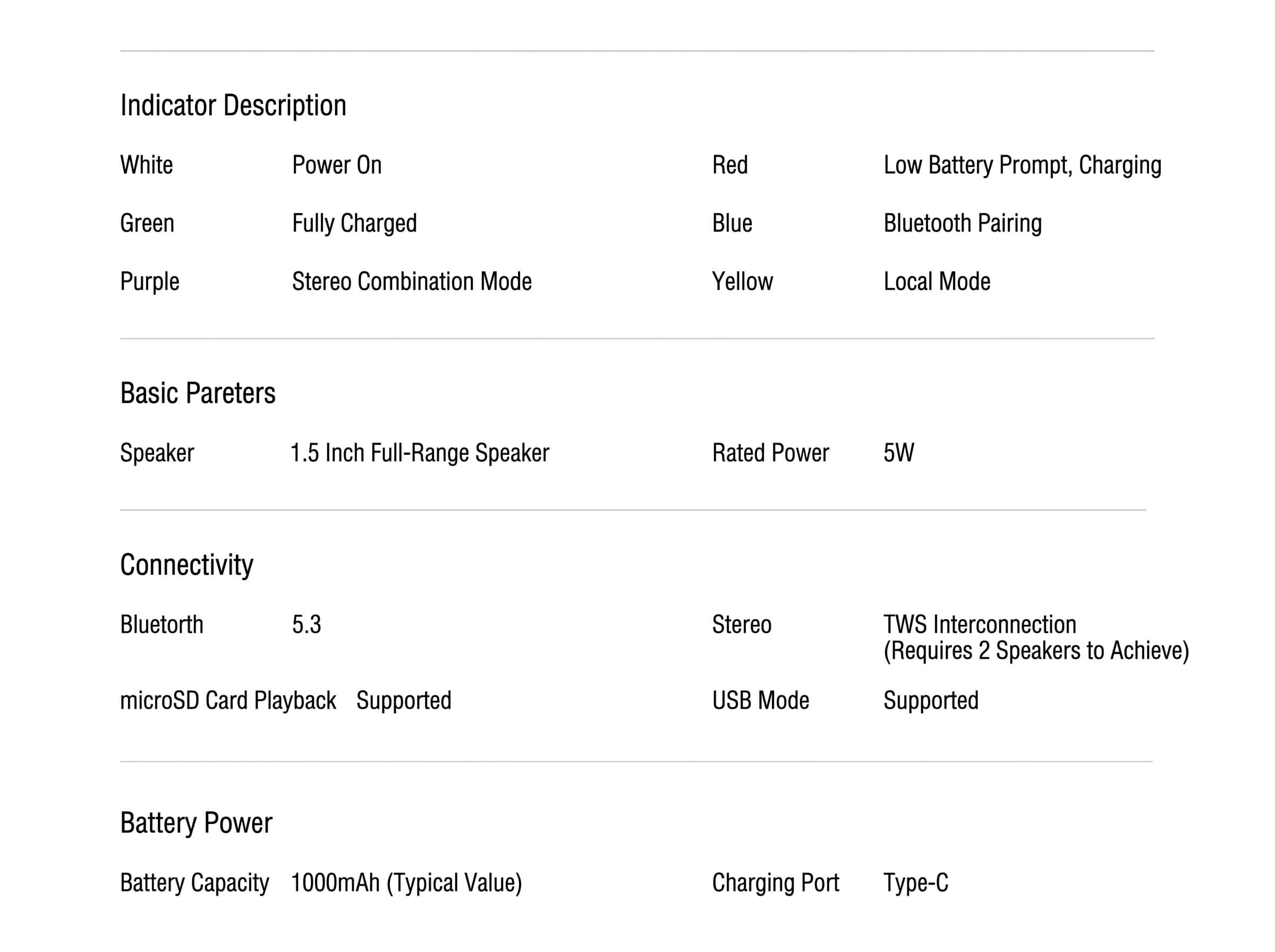 Redmi Bluetooth Speaker 2