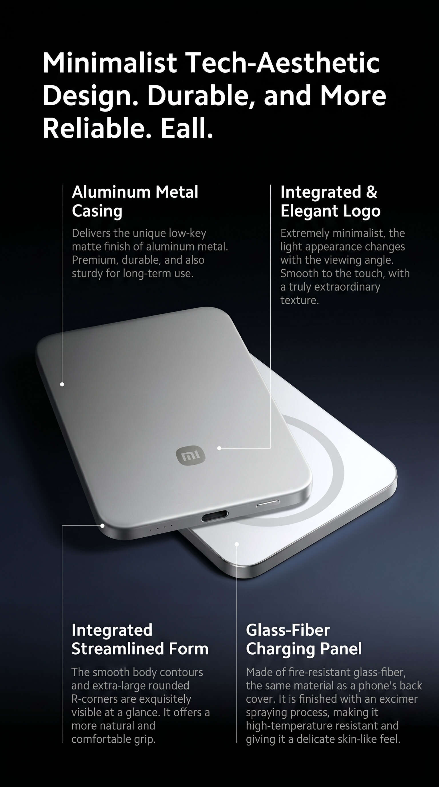 Xiaomi Magnetic Ultra-thin 5000mAh 15W Power Bank