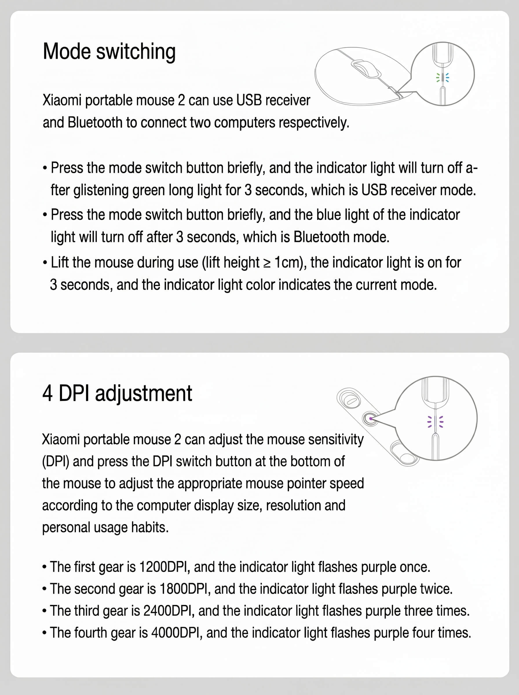 Mi Portable Mouse 2
