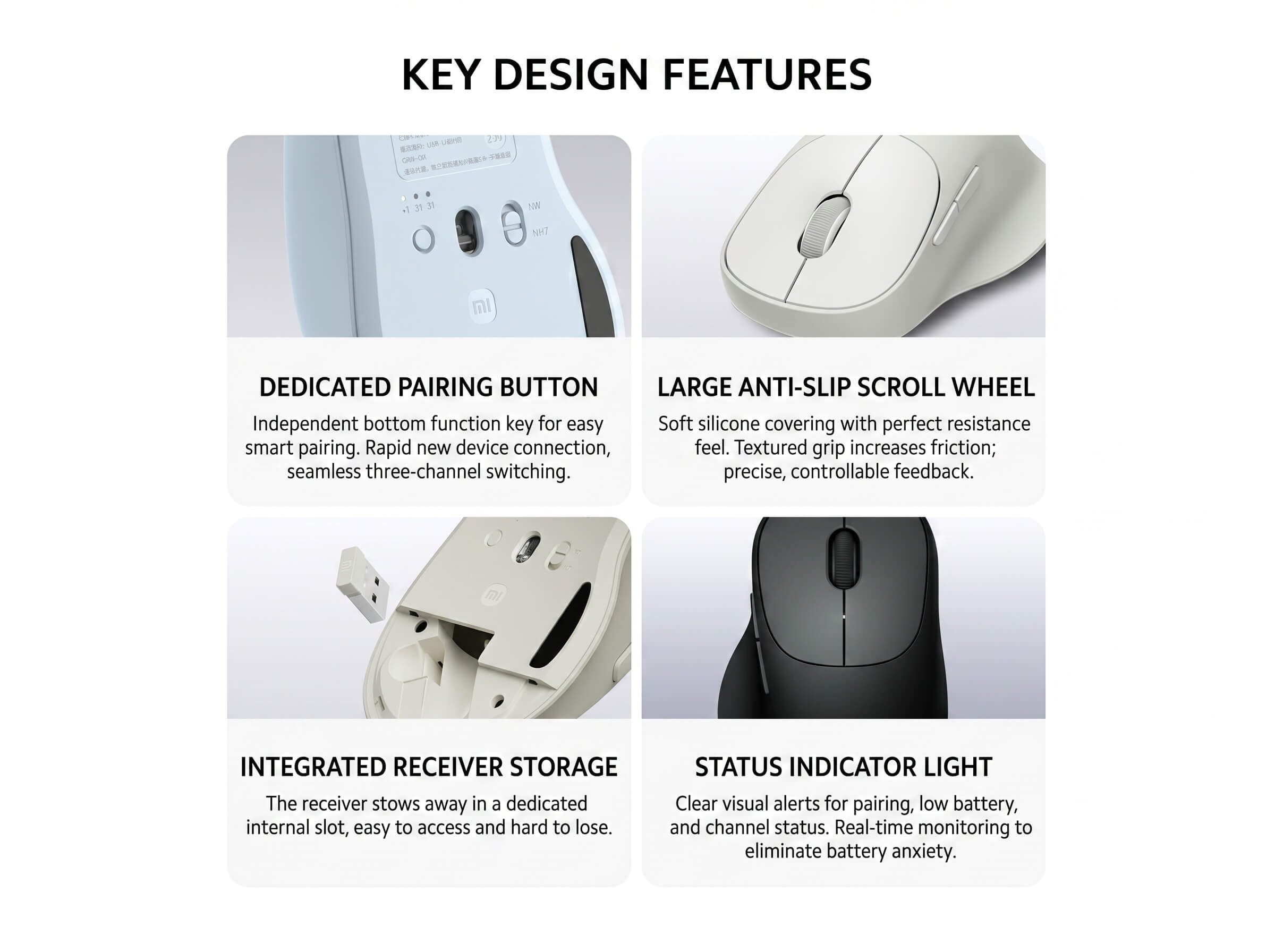Xiaomi Wireless Mouse 3 Colorful Comfort Edition