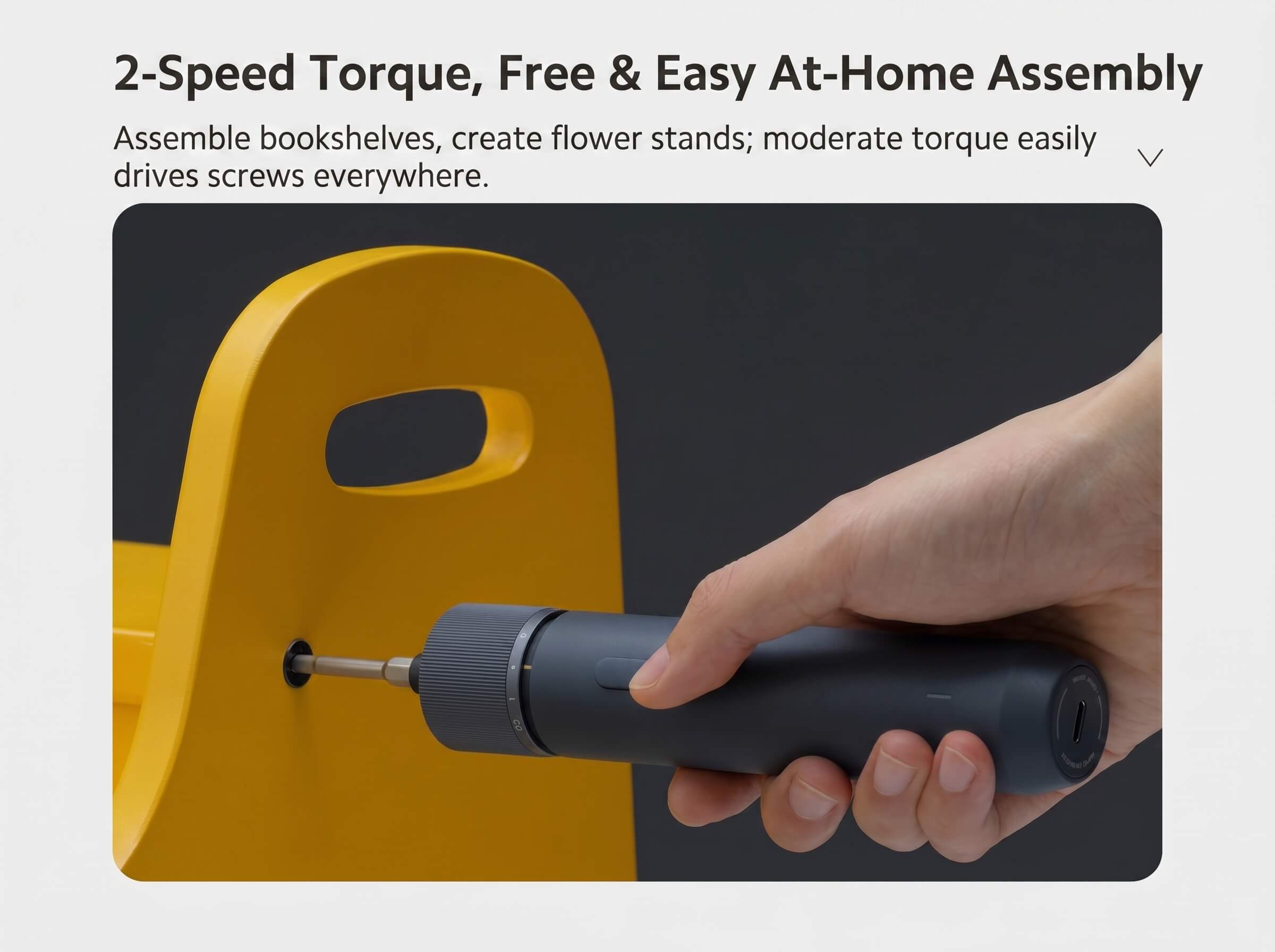 HOTO Little Monkey Tool Box Household Electric Screwdriver Set