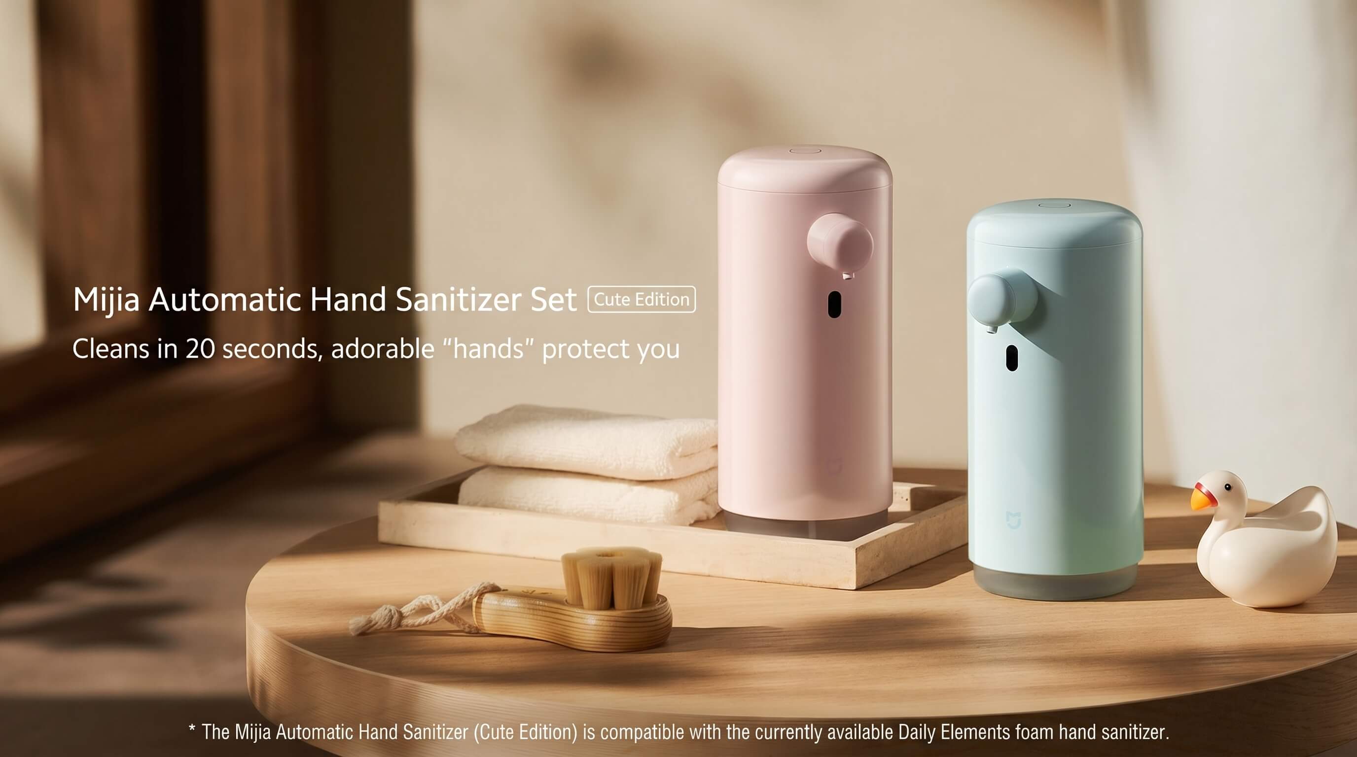 Mijia Automatic Hand Sanitizer Set Cute Edition