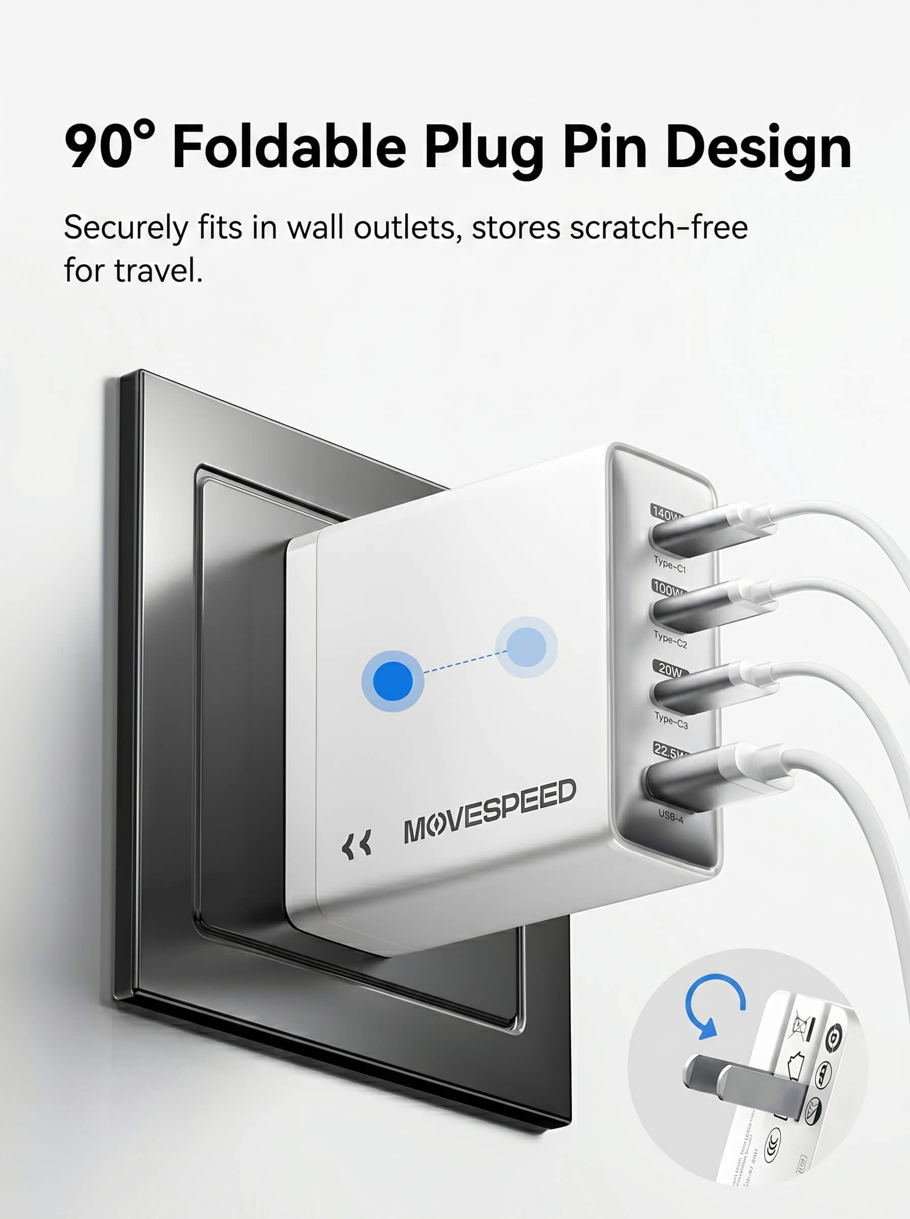 Movespeed 140W GaN Fast Charger