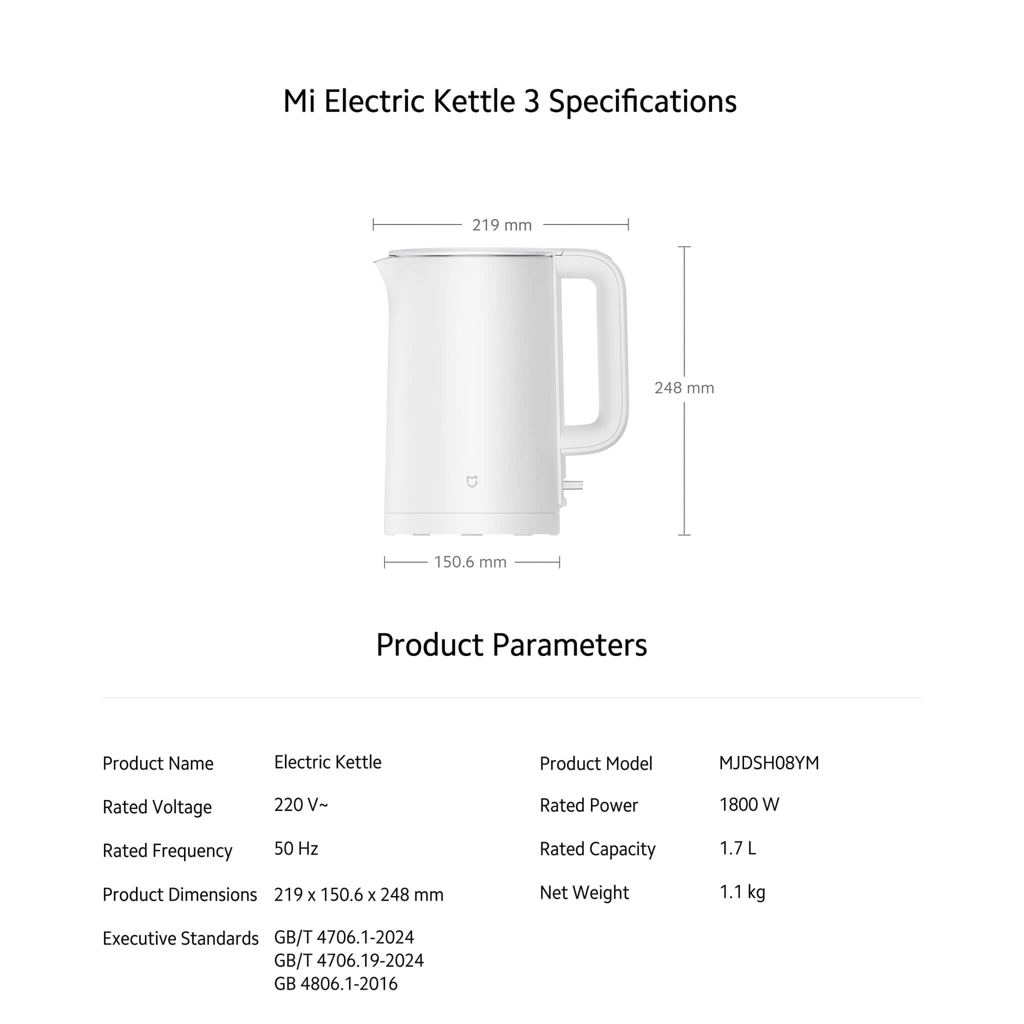 Xiaomi Mi Electric Kettle 3