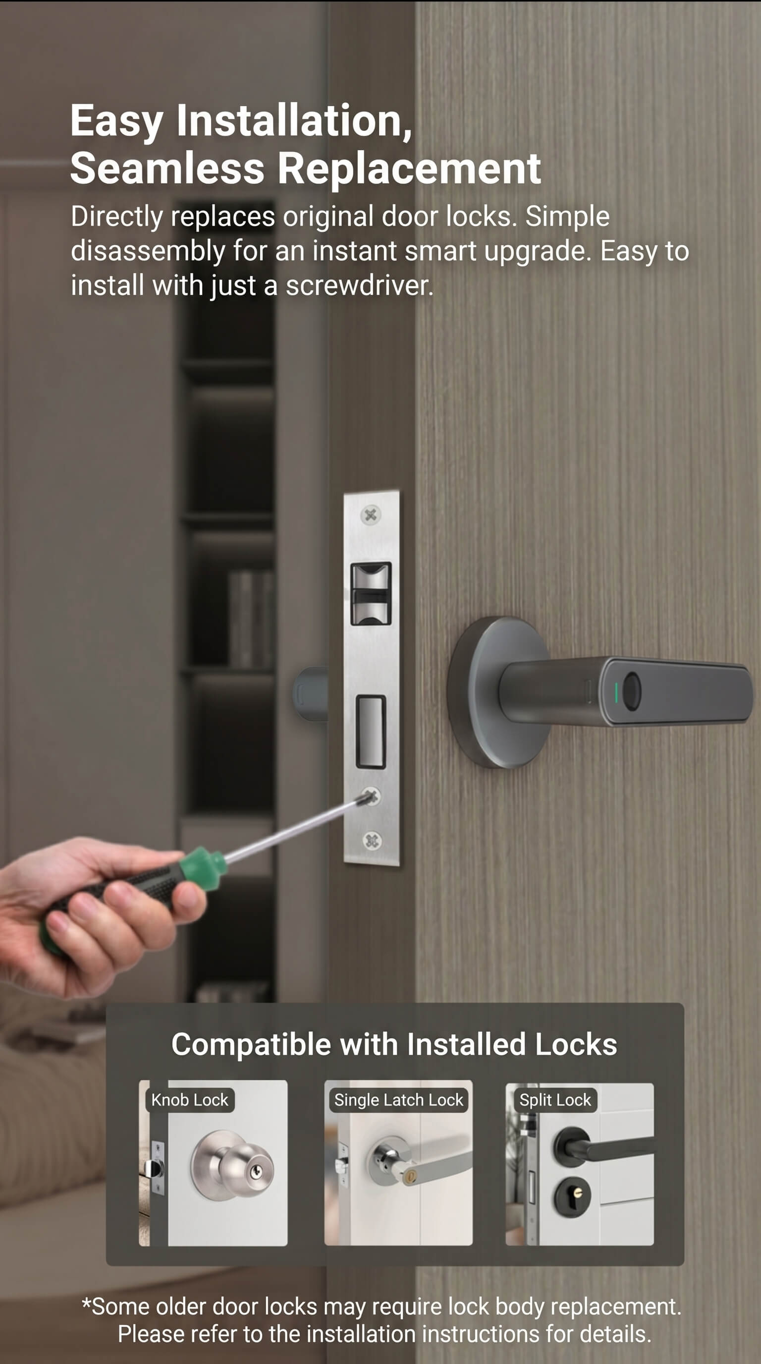 Arkfish Smart Door Lock S5 Pro Single-Lock