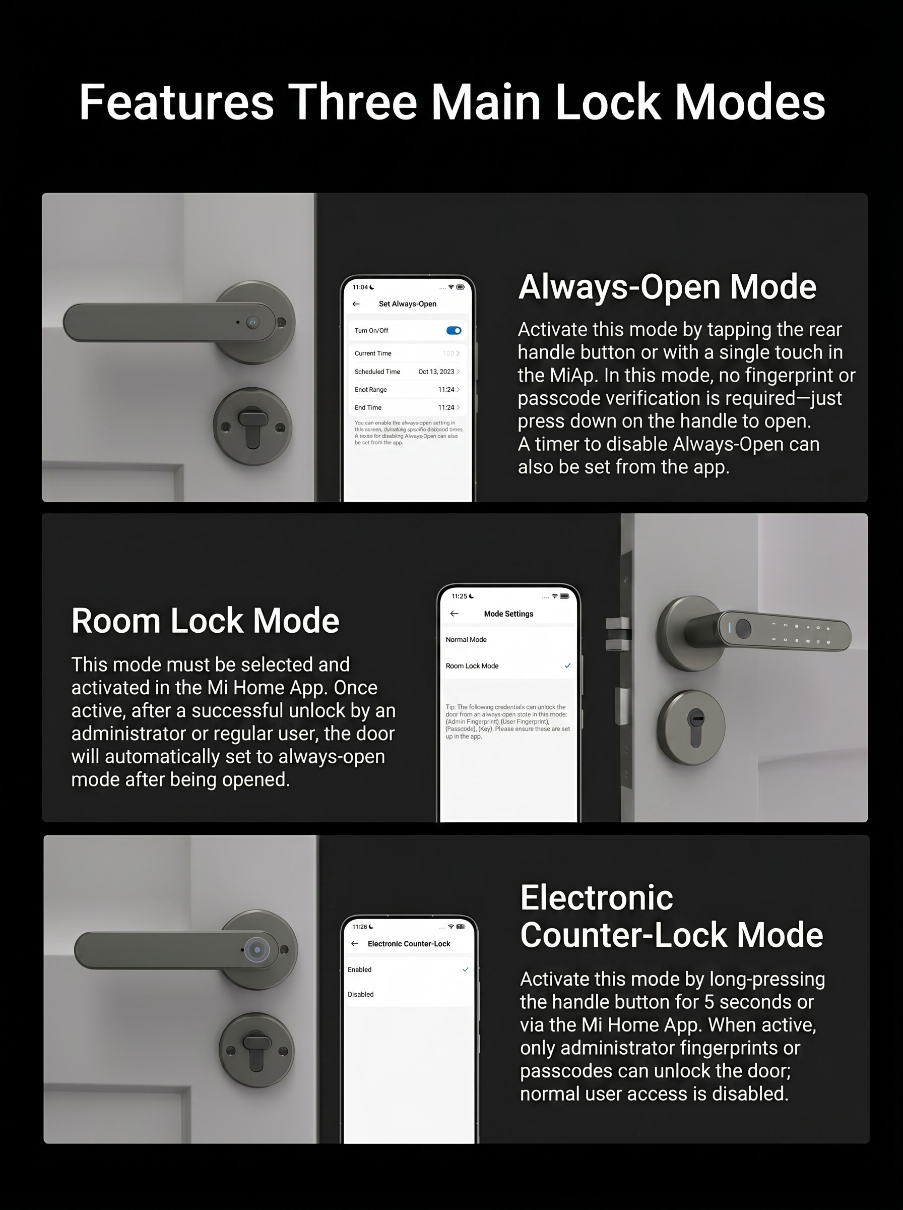 Arkfish Smart Door Lock S5 Pro Single-Lock