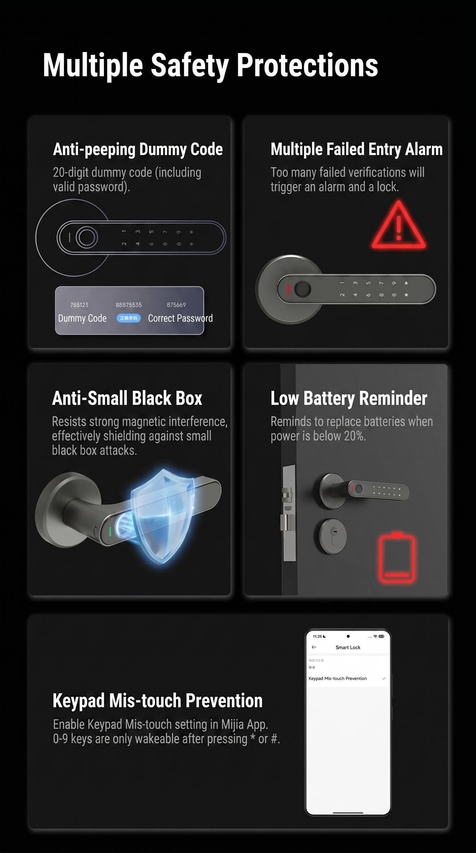 Arkfish Smart Door Lock S5 Pro Single-Lock