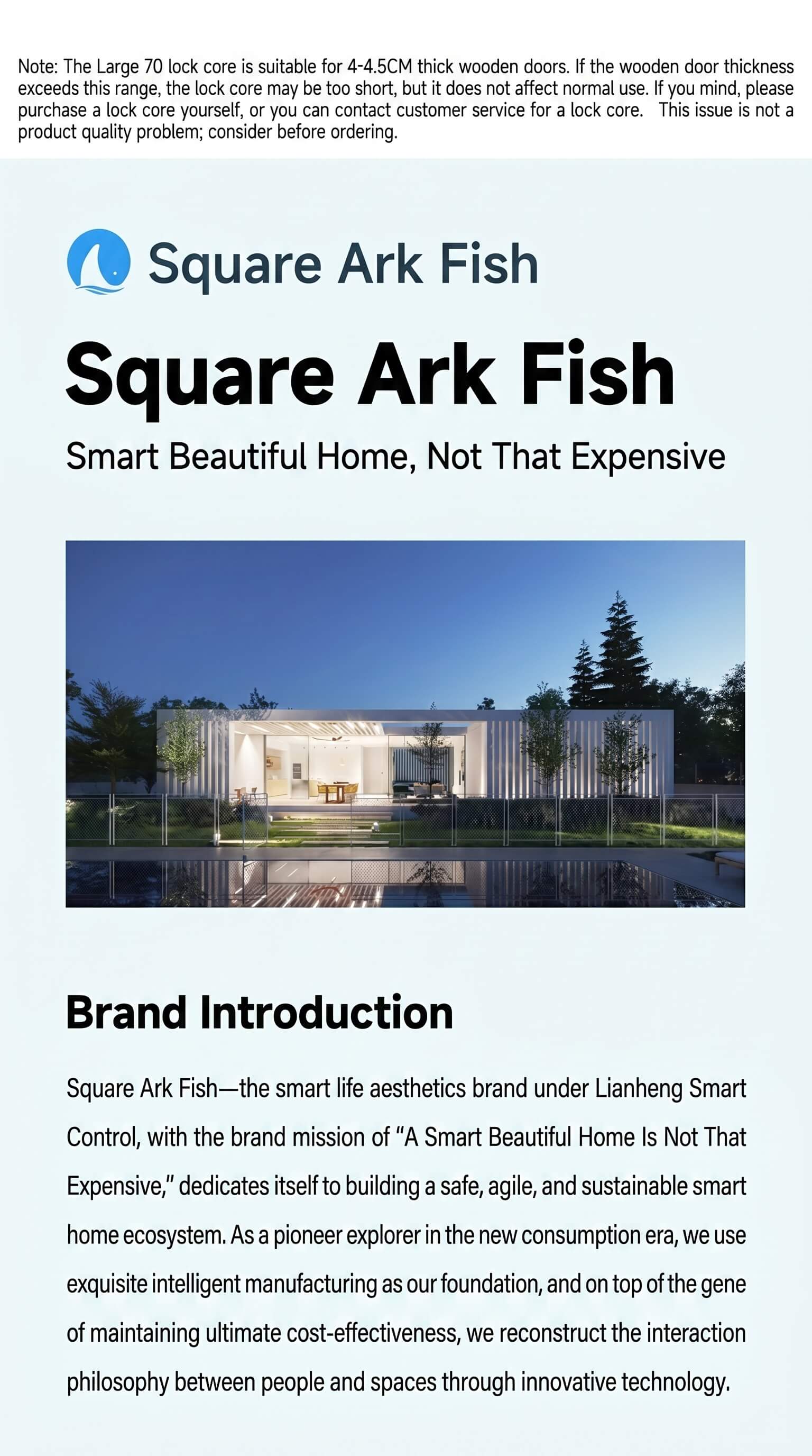 Arkfish Smart Door Lock S5 Pro Single-Lock