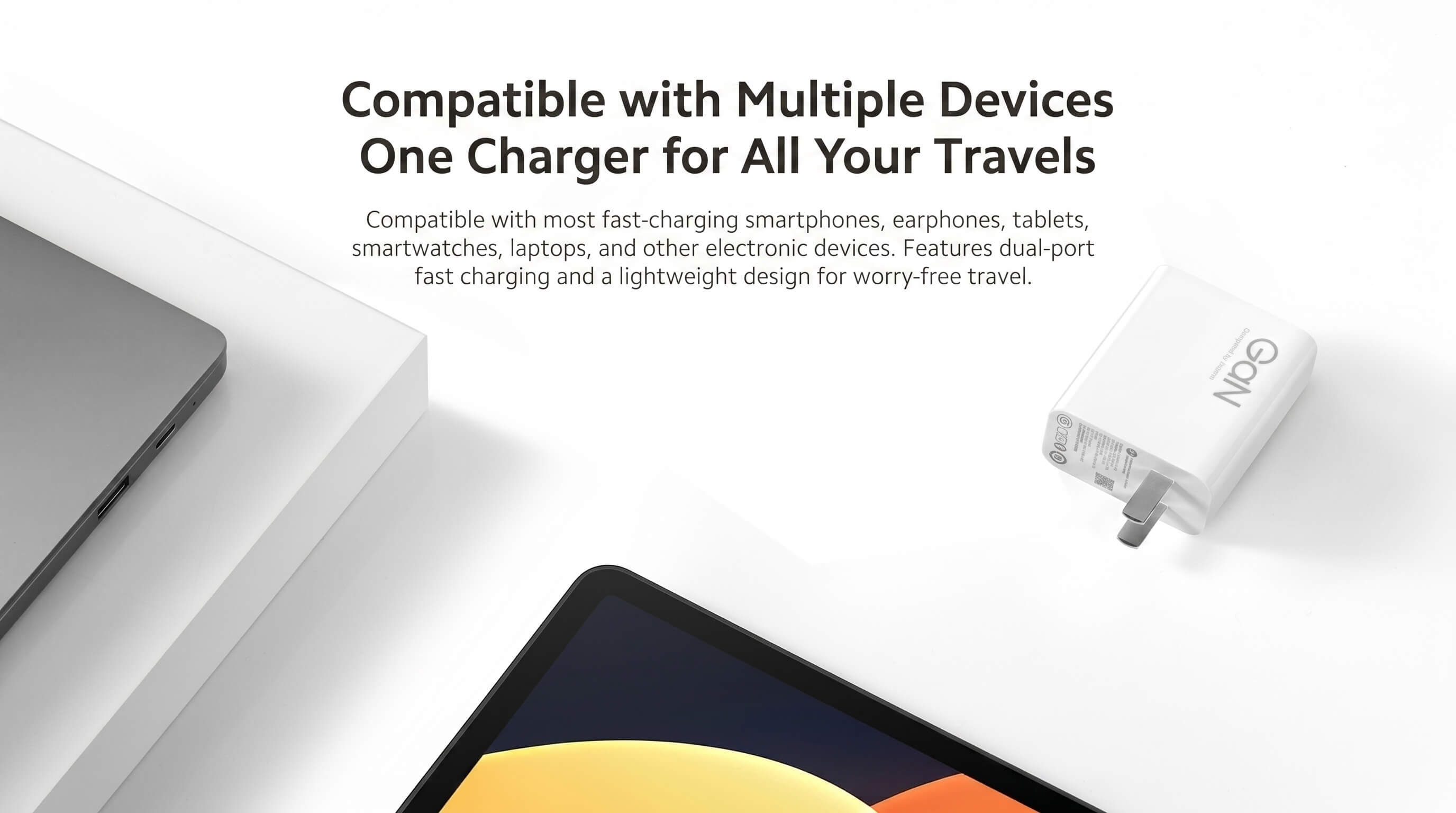 Xiaomi 67W GaN Dual Port Charger Set (1C+1A)