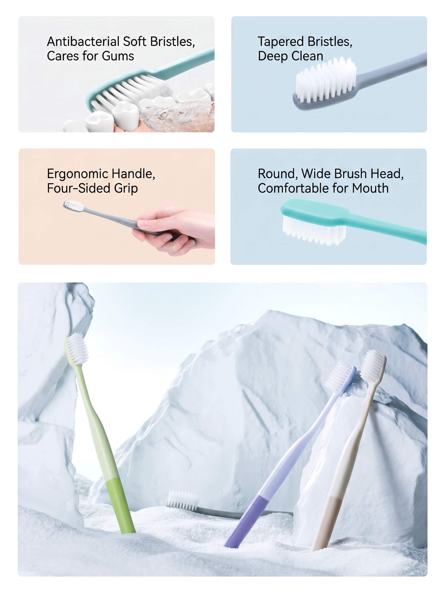 Xiaomi Daily Element Toothbrush Pack of 6