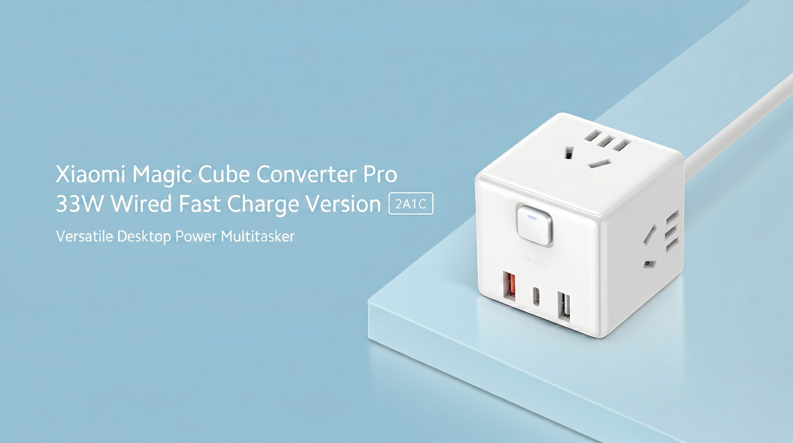 Xiaomi Rubik Cube Adapter Pro 33W Wired Fast Charge Version (2A1C)