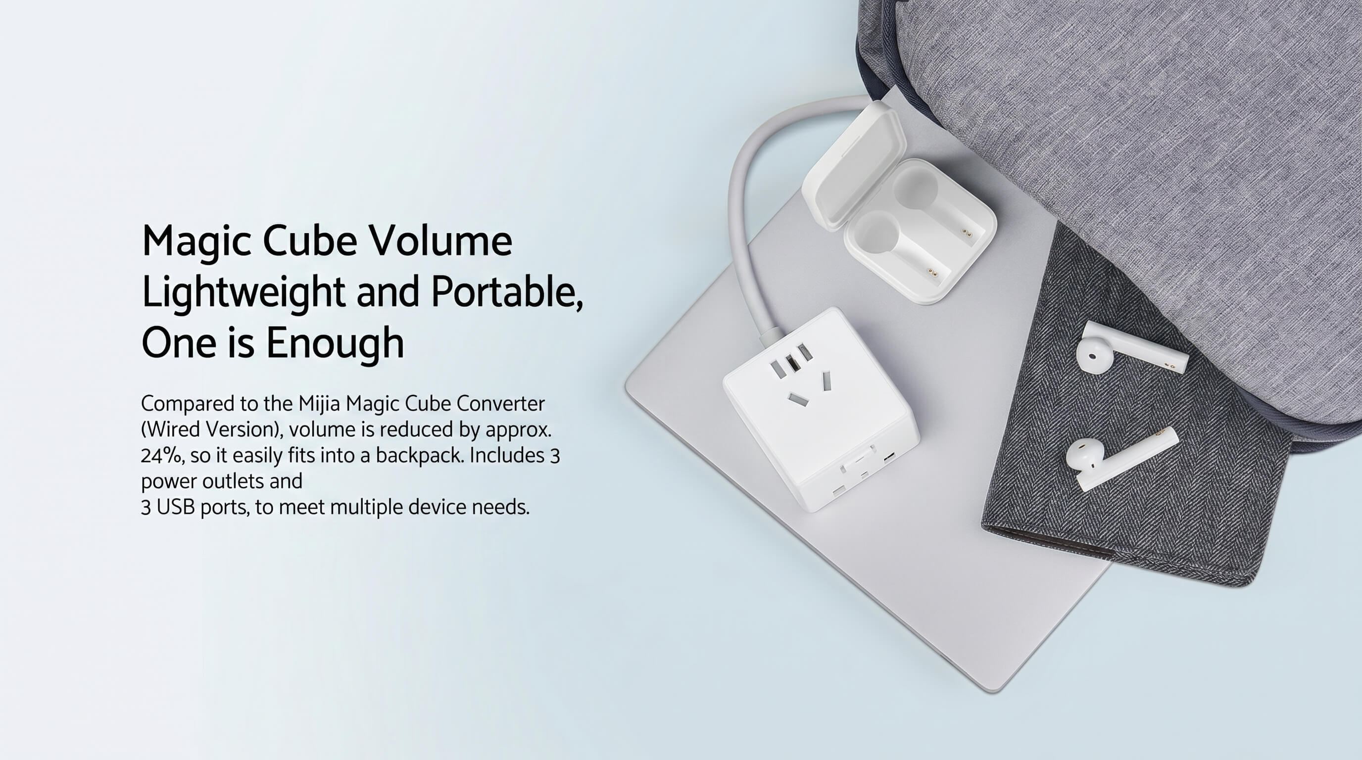 Xiaomi Rubik Cube Adapter Pro 33W Wired Fast Charge Version (2A1C)