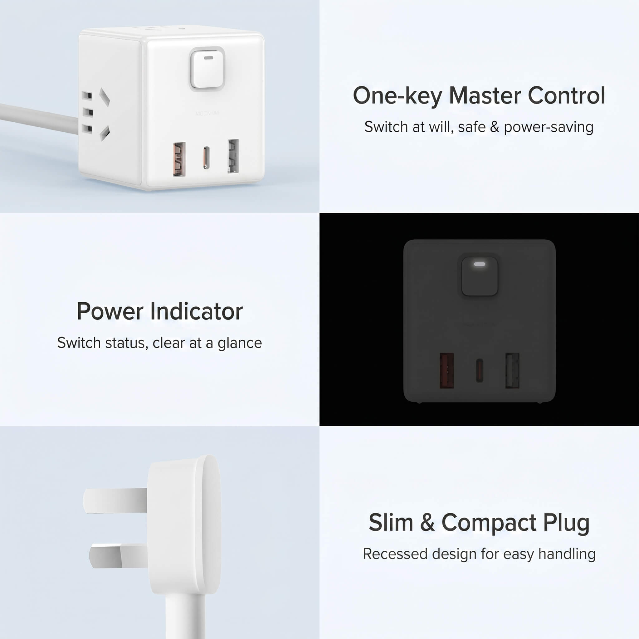 Xiaomi Rubik Cube Adapter Pro 33W Wired Fast Charge Version (2A1C)