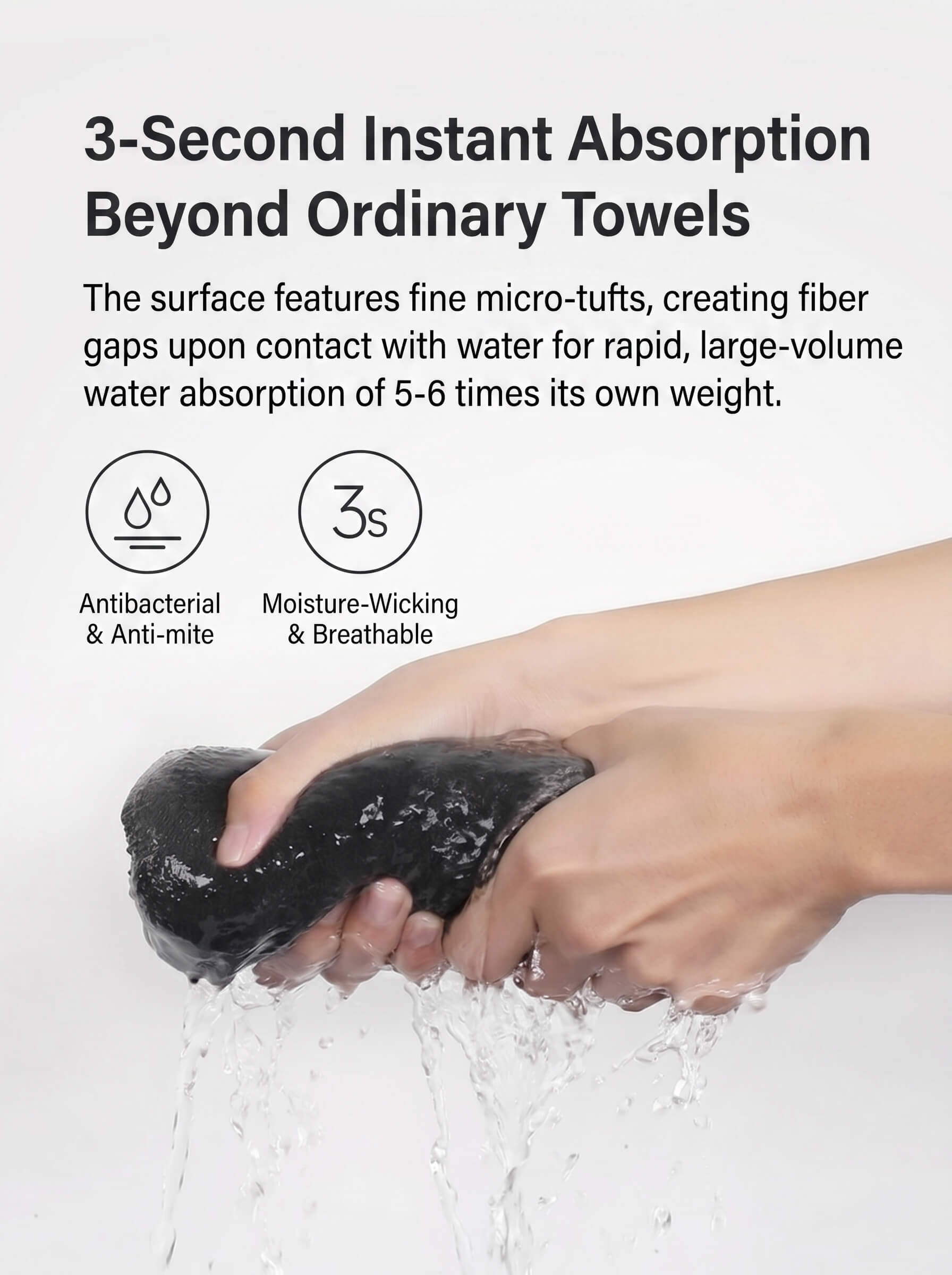 Bounds Nanofiber 3PC Towel Pack