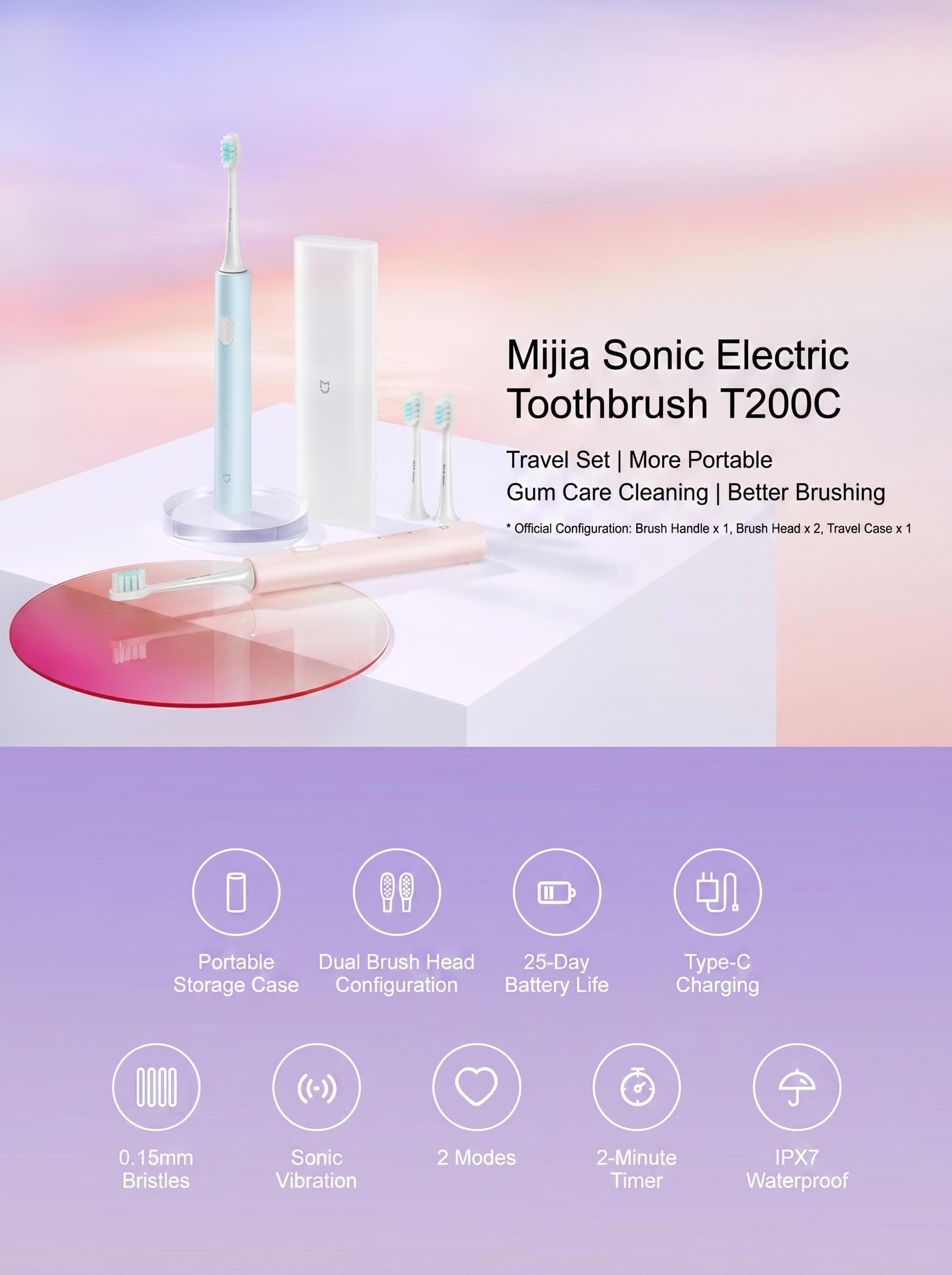 Mi Sonic Electric Toothbrush T200