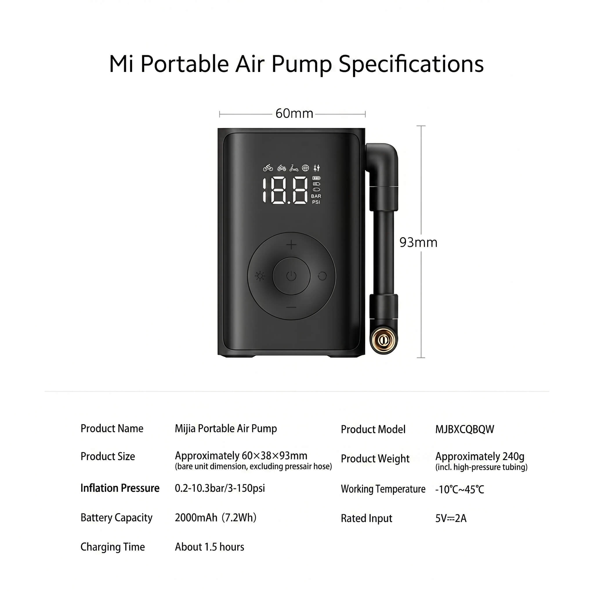 Mijia Portable Air Pump