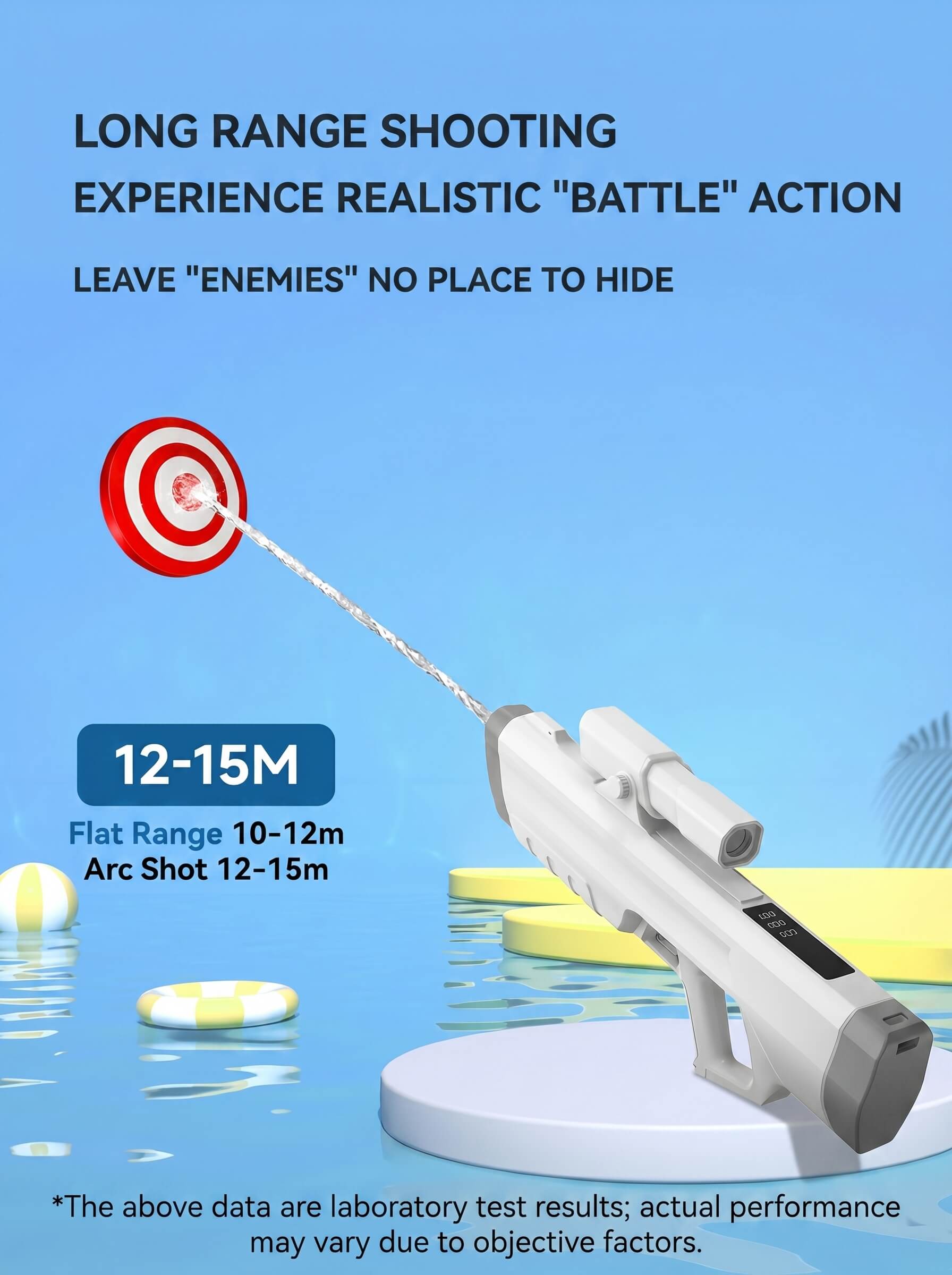 Automatic Water Absorbent Pulse Water Gun Children's Toy