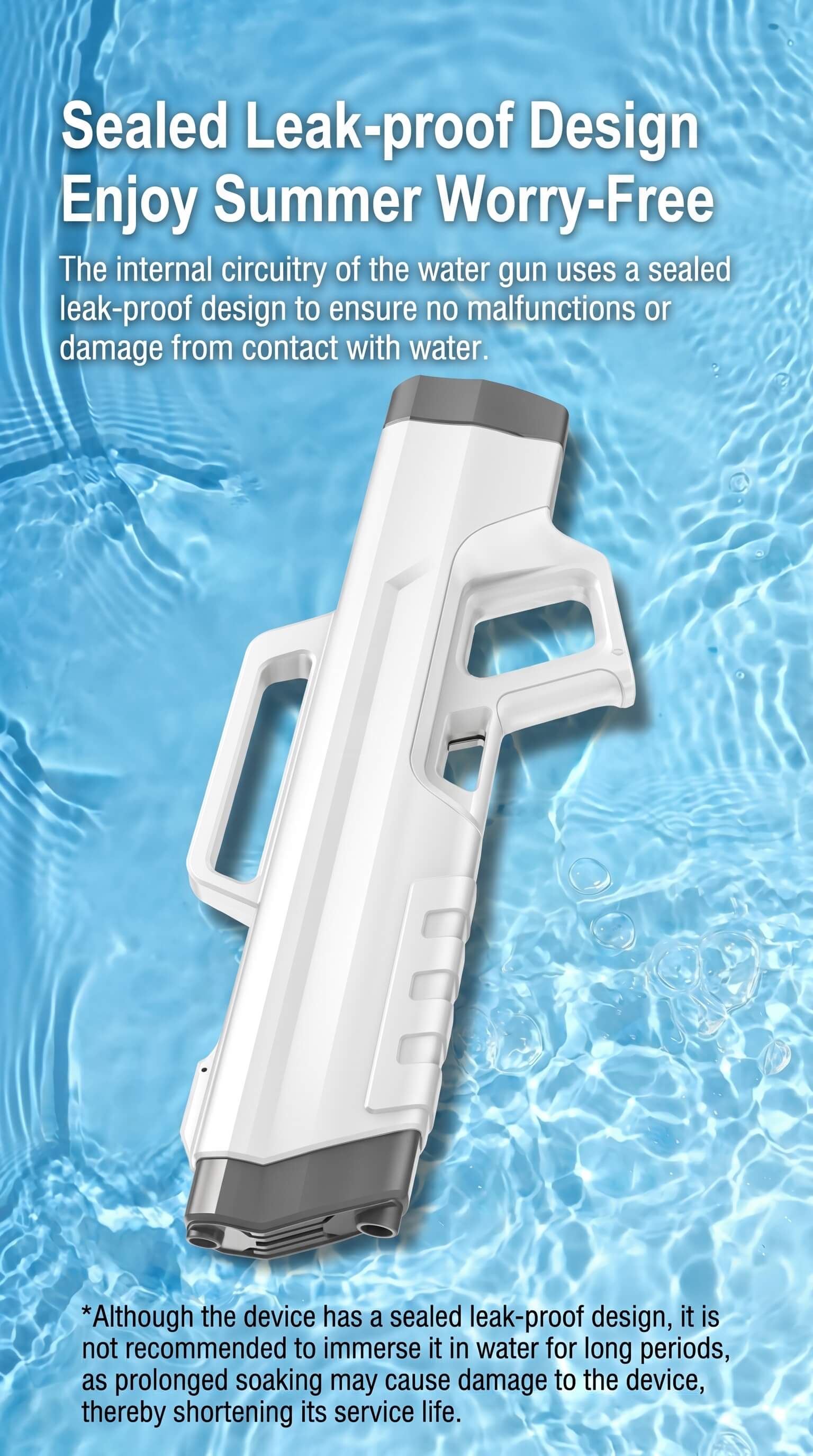 Automatic Water Absorbent Pulse Water Gun Children's Toy