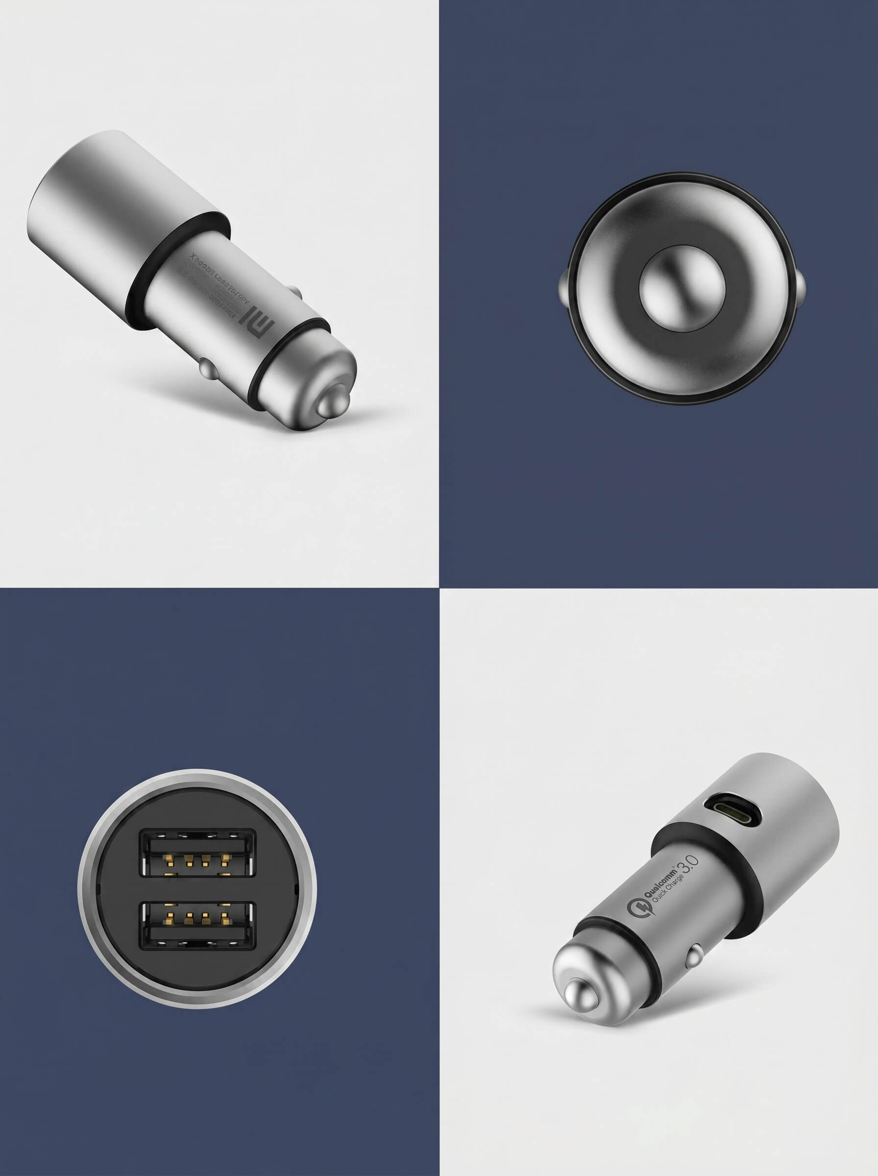 Multi-Function Charger dual usb smart 2 interface car cigarette lighter