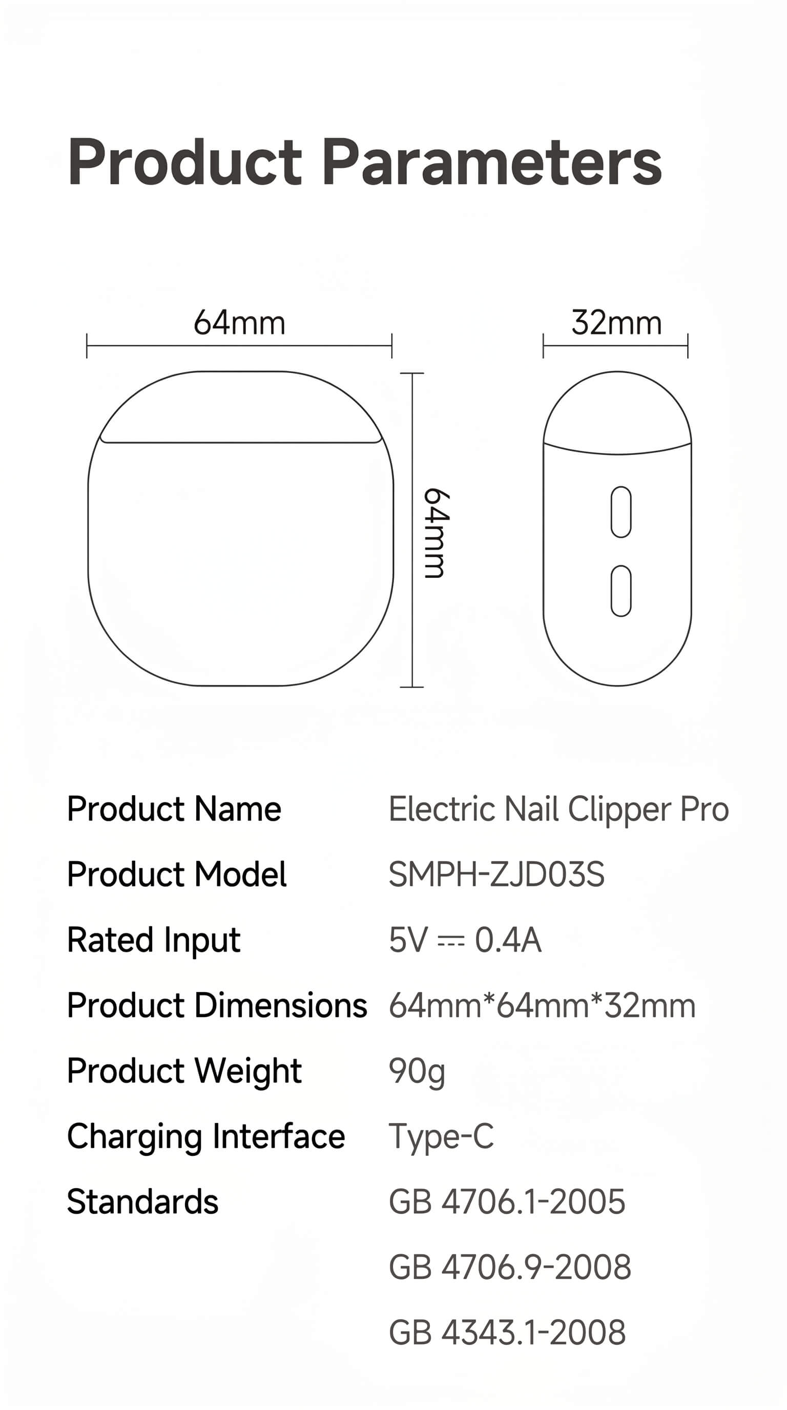 Seemagic electric nail clippers Pro