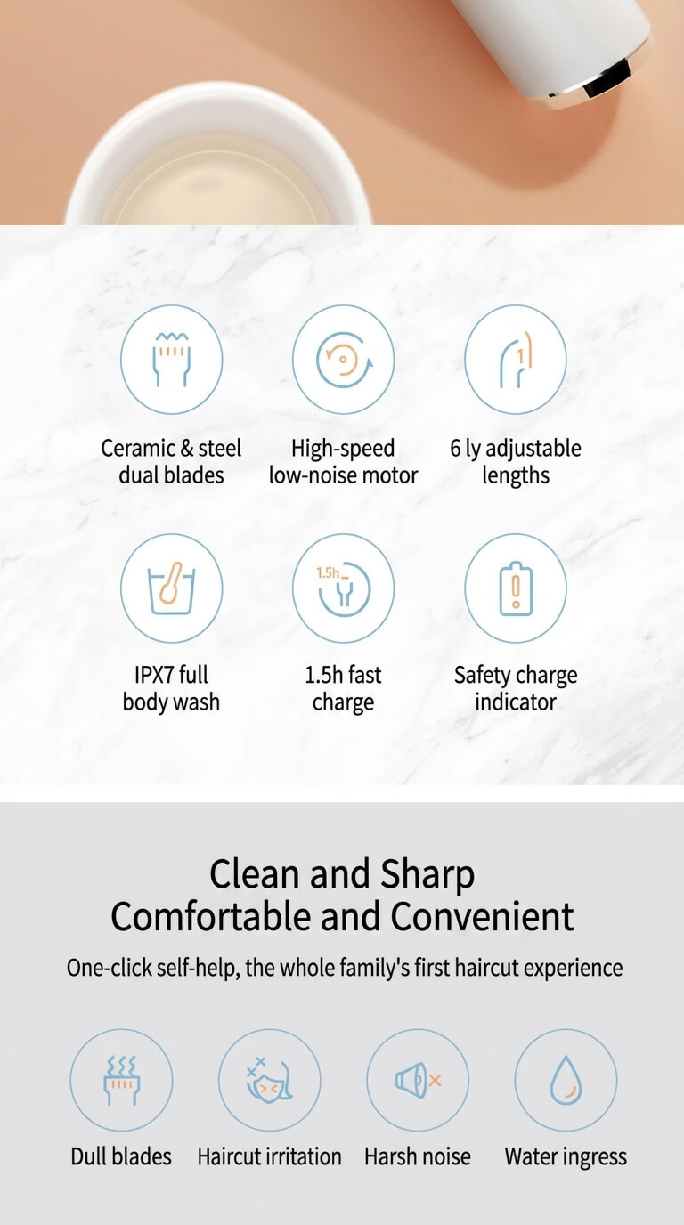 small electric hair clipper