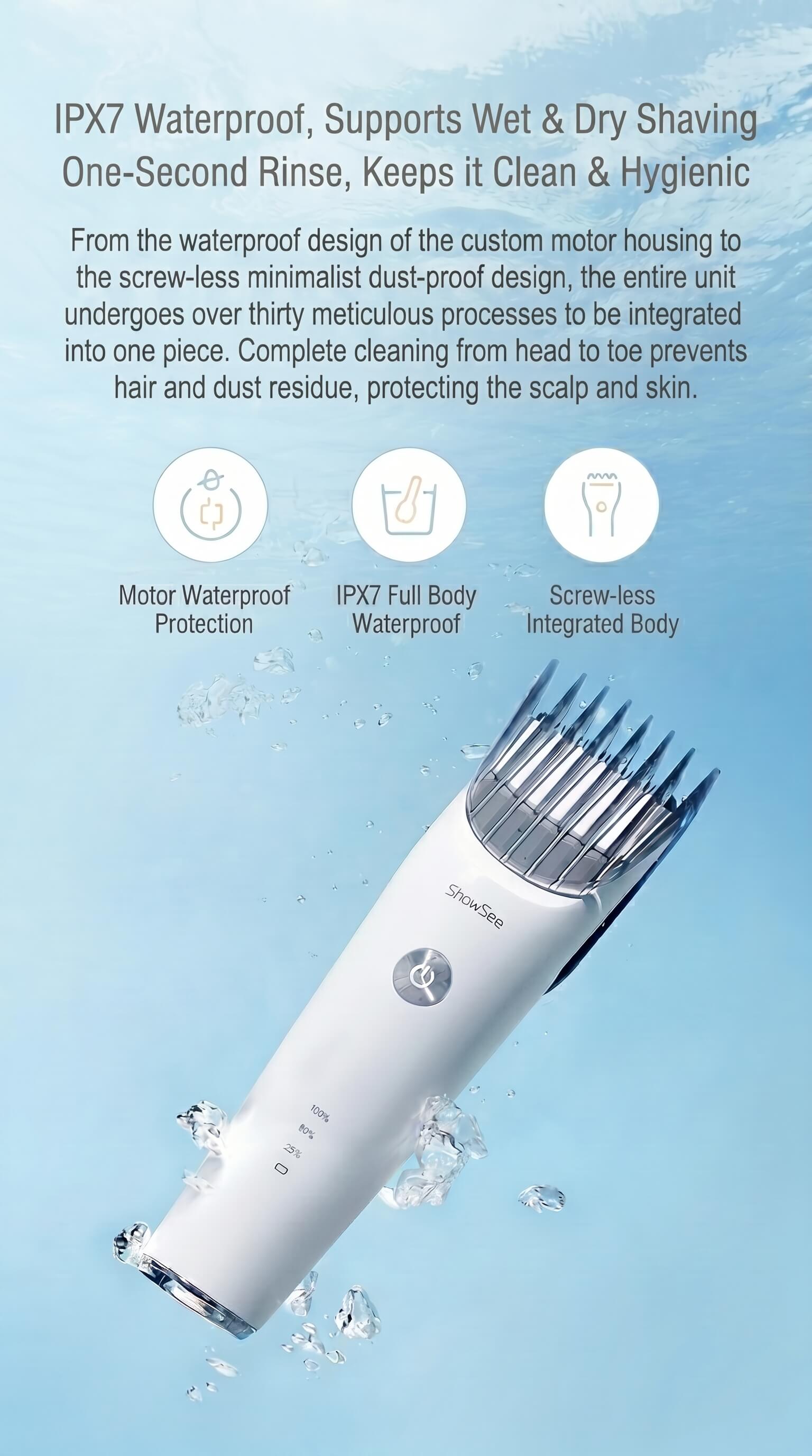 small electric hair clipper