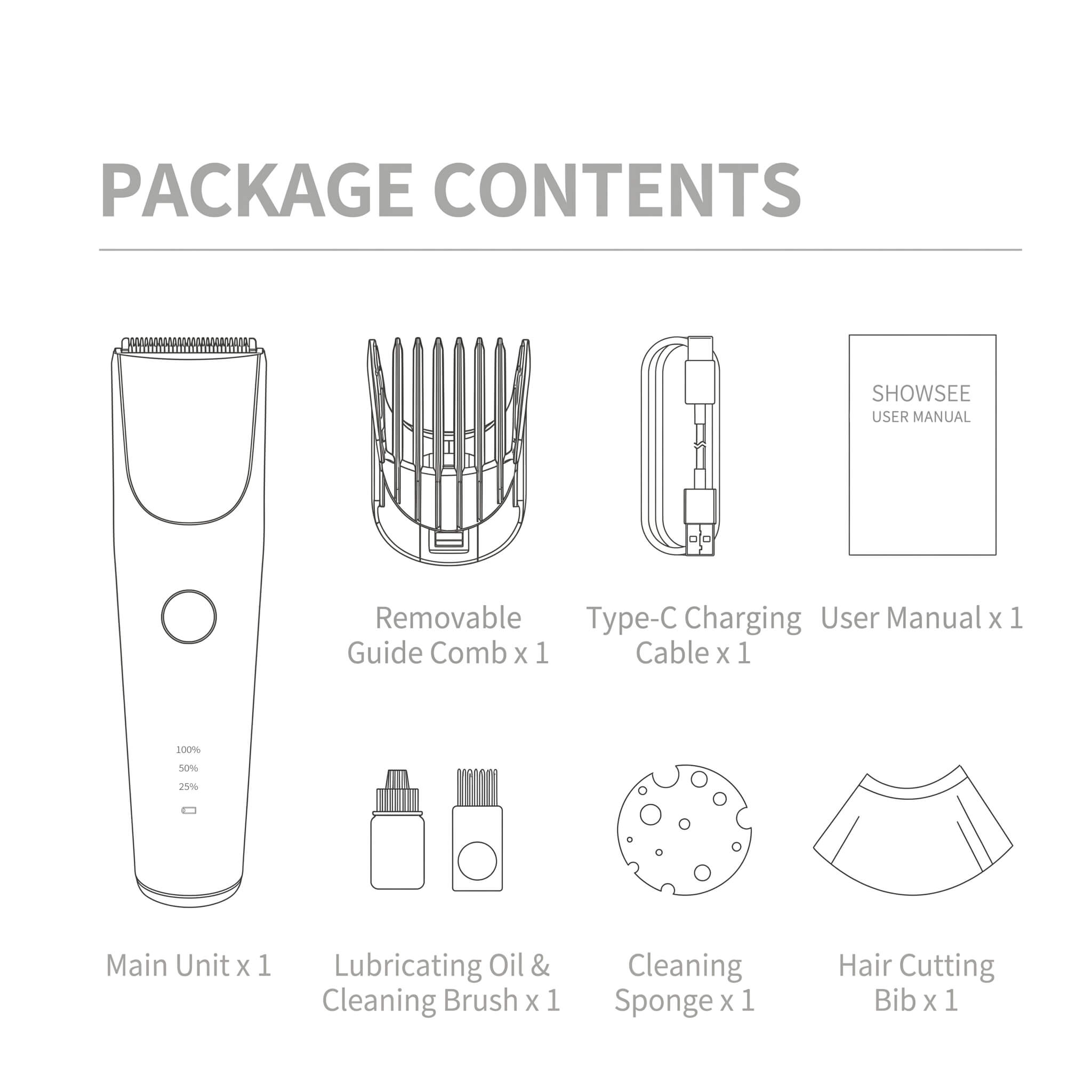 small electric hair clipper