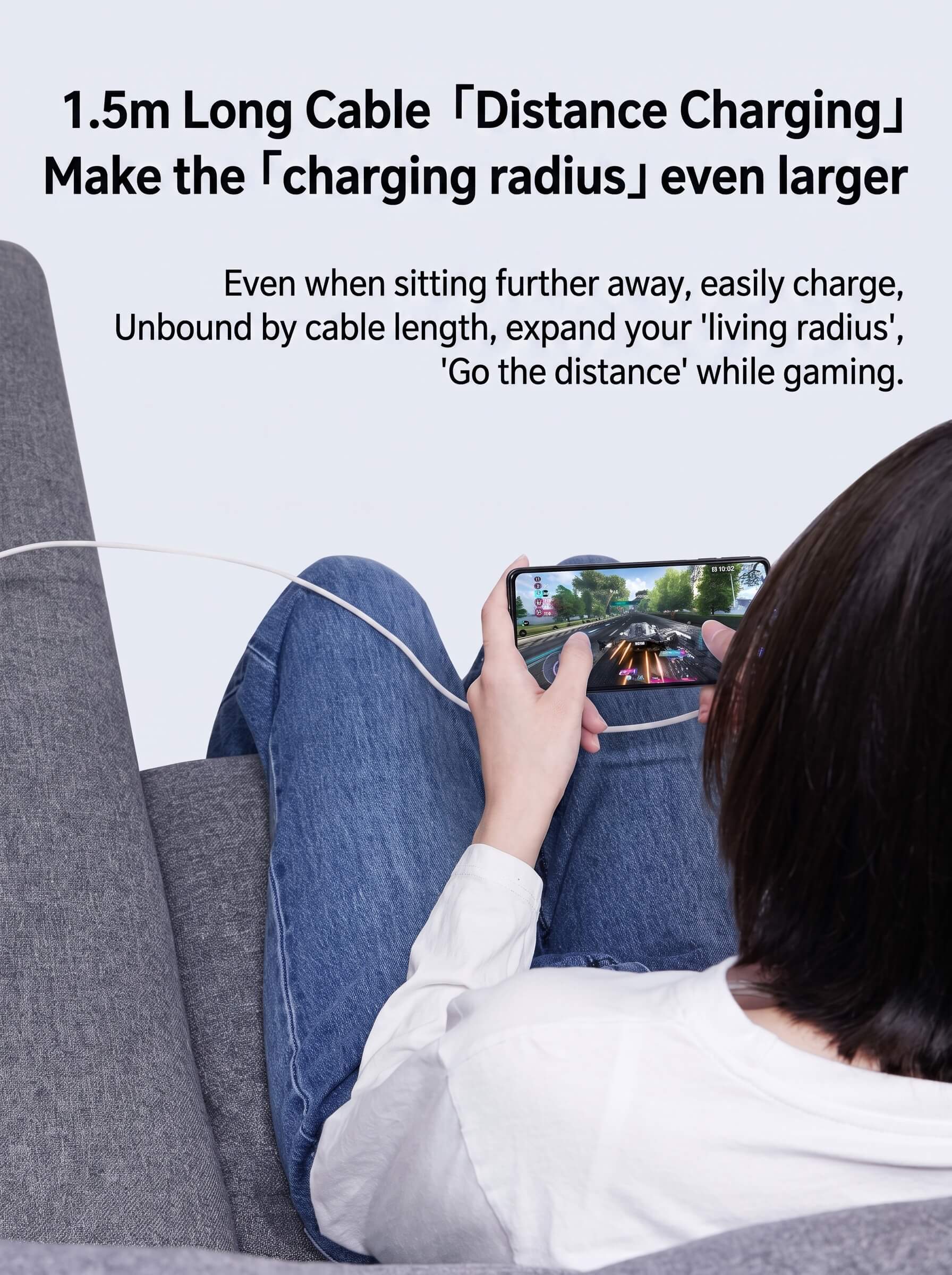 Xiaomi 6A L Shaped Type-C fast charging data cable