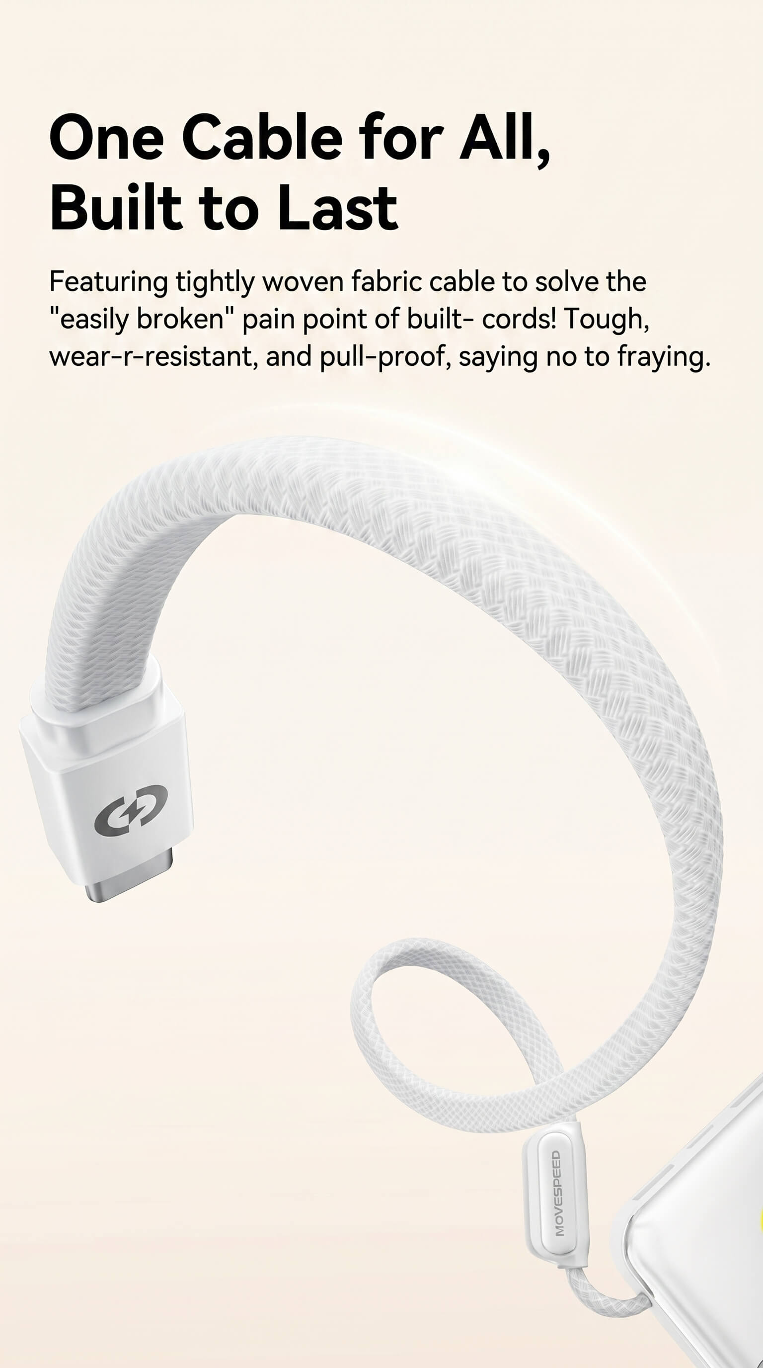Speed-Up Power Bank with Built-in Cable 10000mAh 22.5W