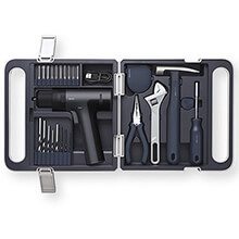 HOTO Little Monkey Tool Box Household Electric Screwdriver Set