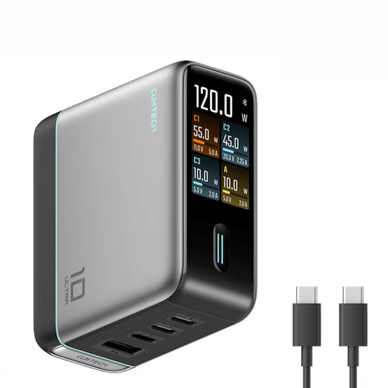 CUKTECH Ultra Screen Display GaN Charger