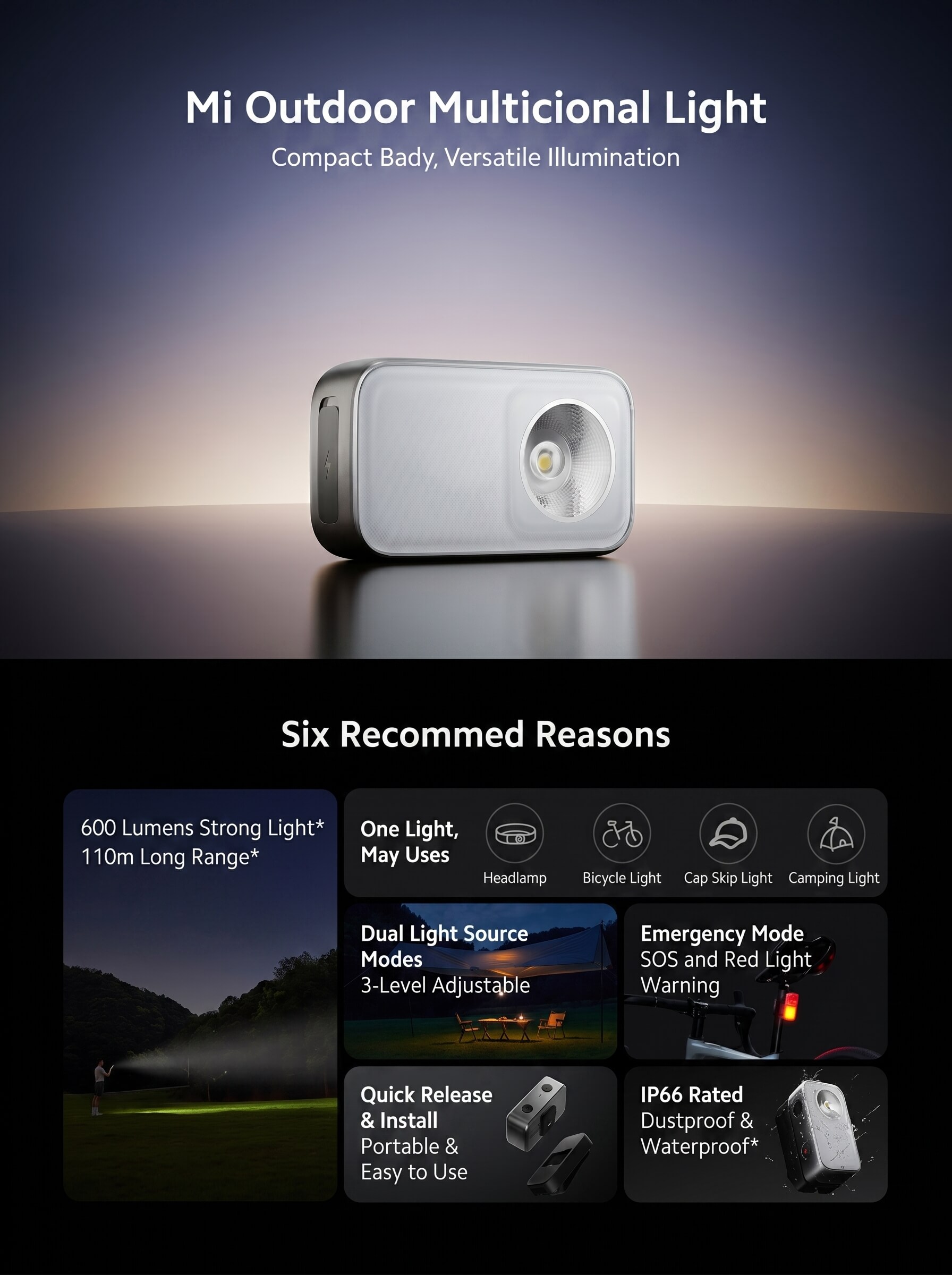 Mijia Outdoor Multifunctional Light