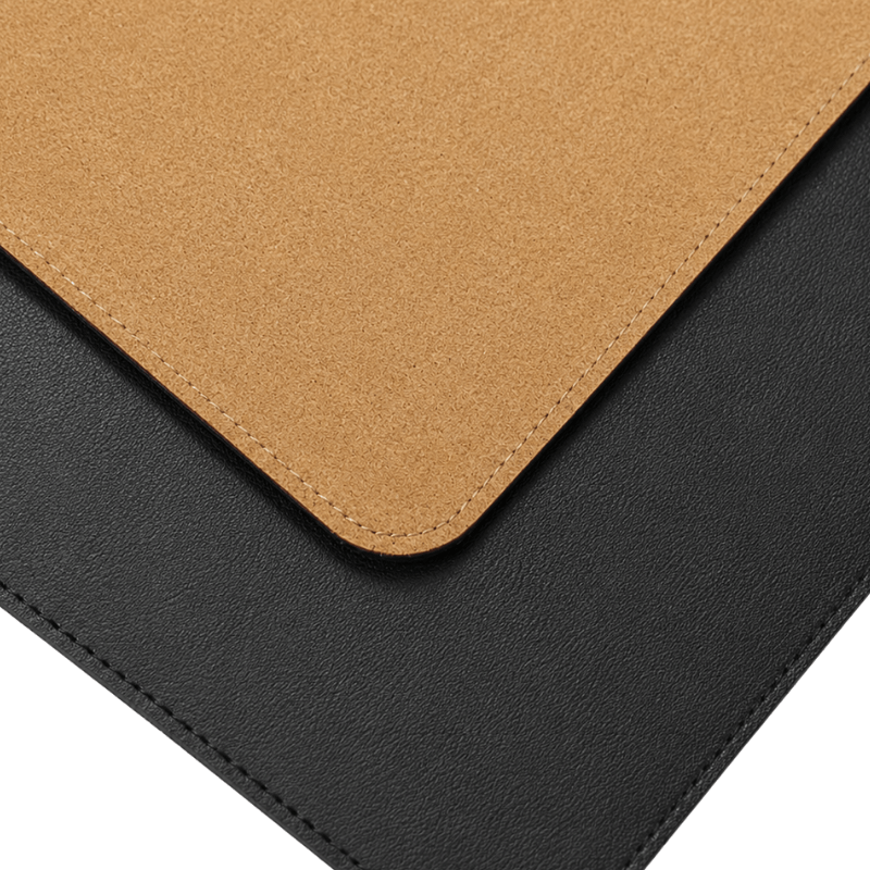 Miwu Solid Color Leather Texture Mouse Pad