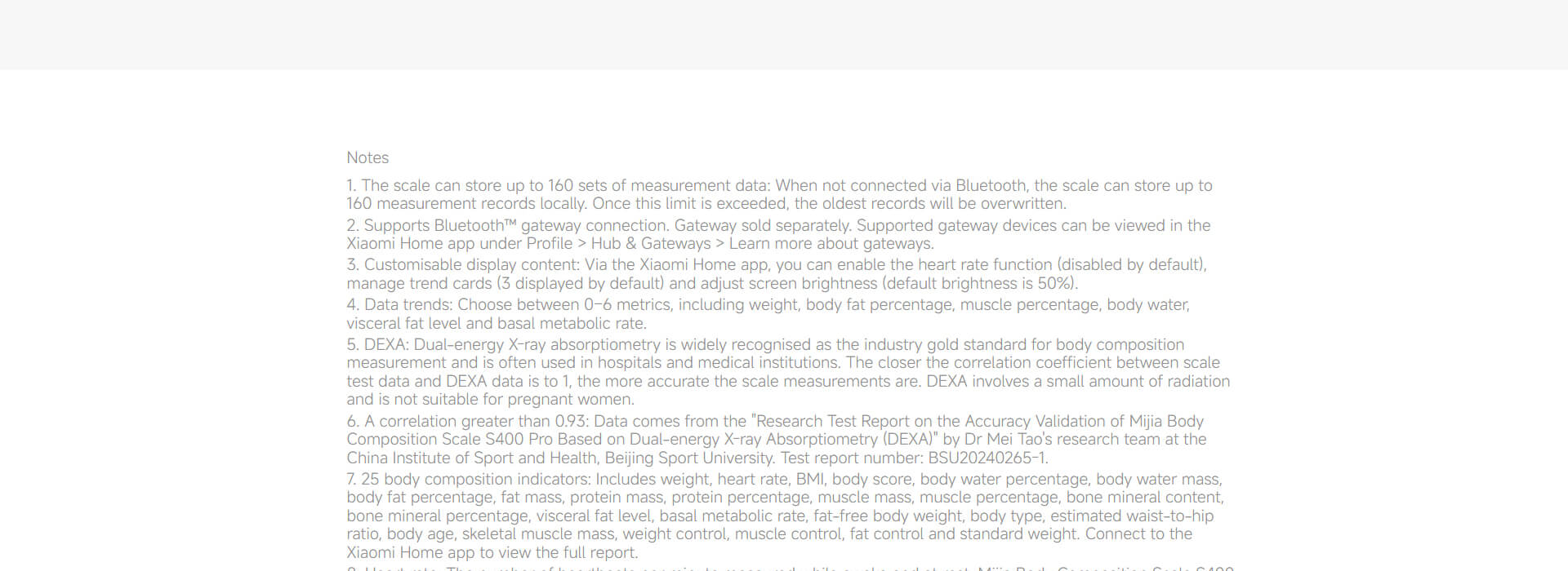 Xiaomi Body Composition Scale S400 Pro