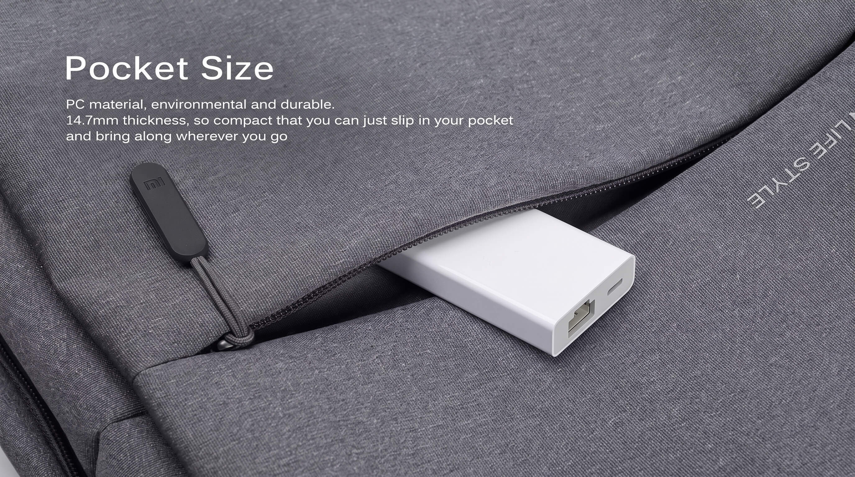Mi USB3.0 To Type-C Gigabit Ethernet Port Multi-function Adapter